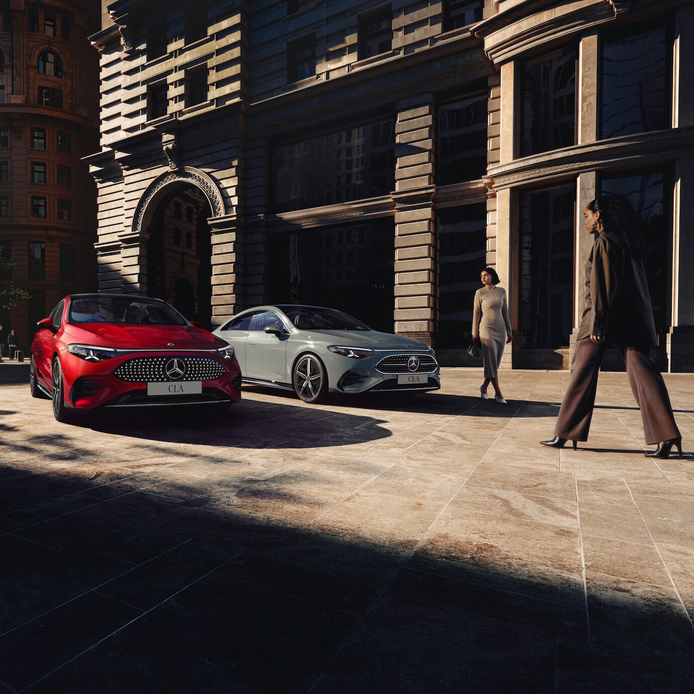 The all new Mercedes-Benz CLA and CLA electric.