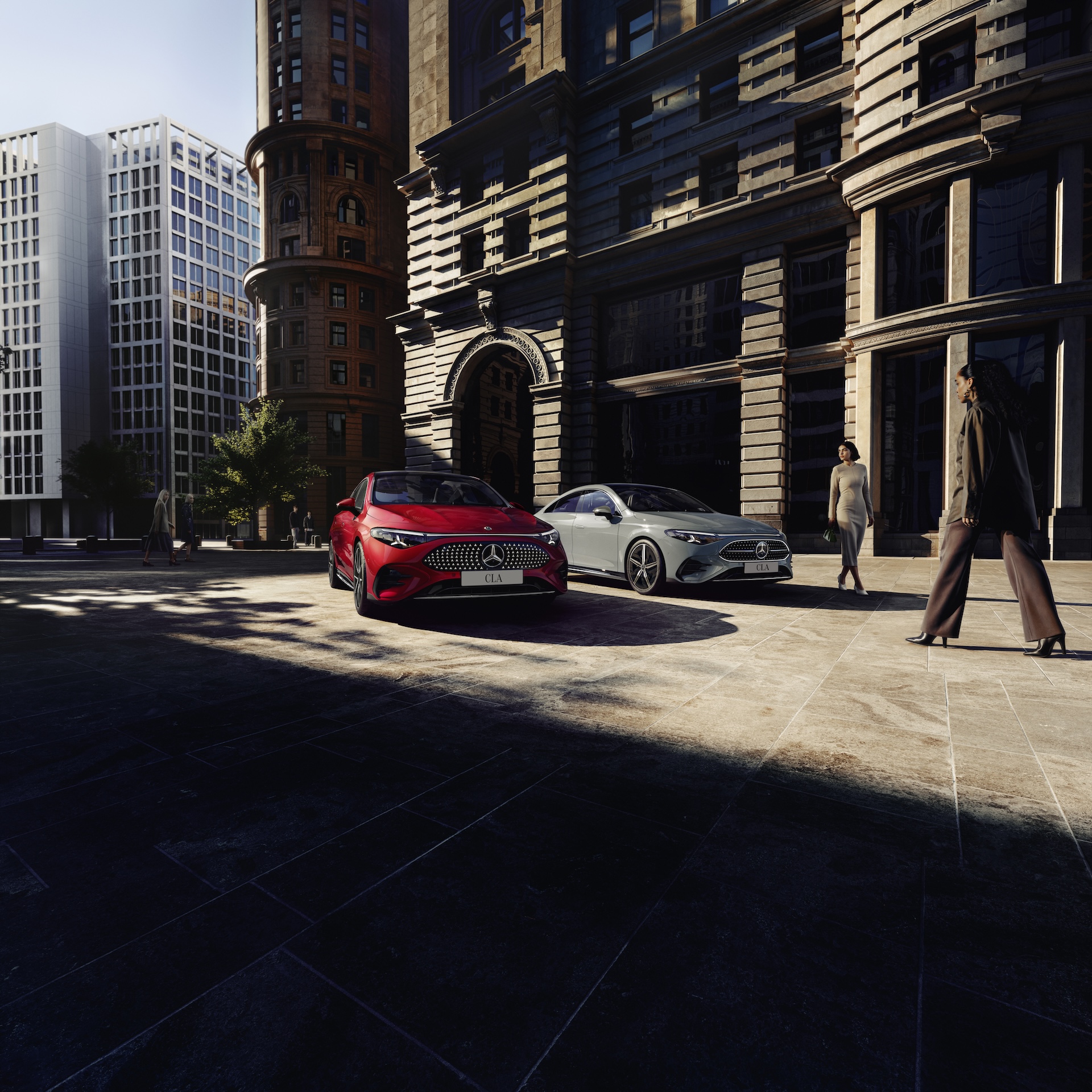 Mercedes-Benz CLA and CLA electric.