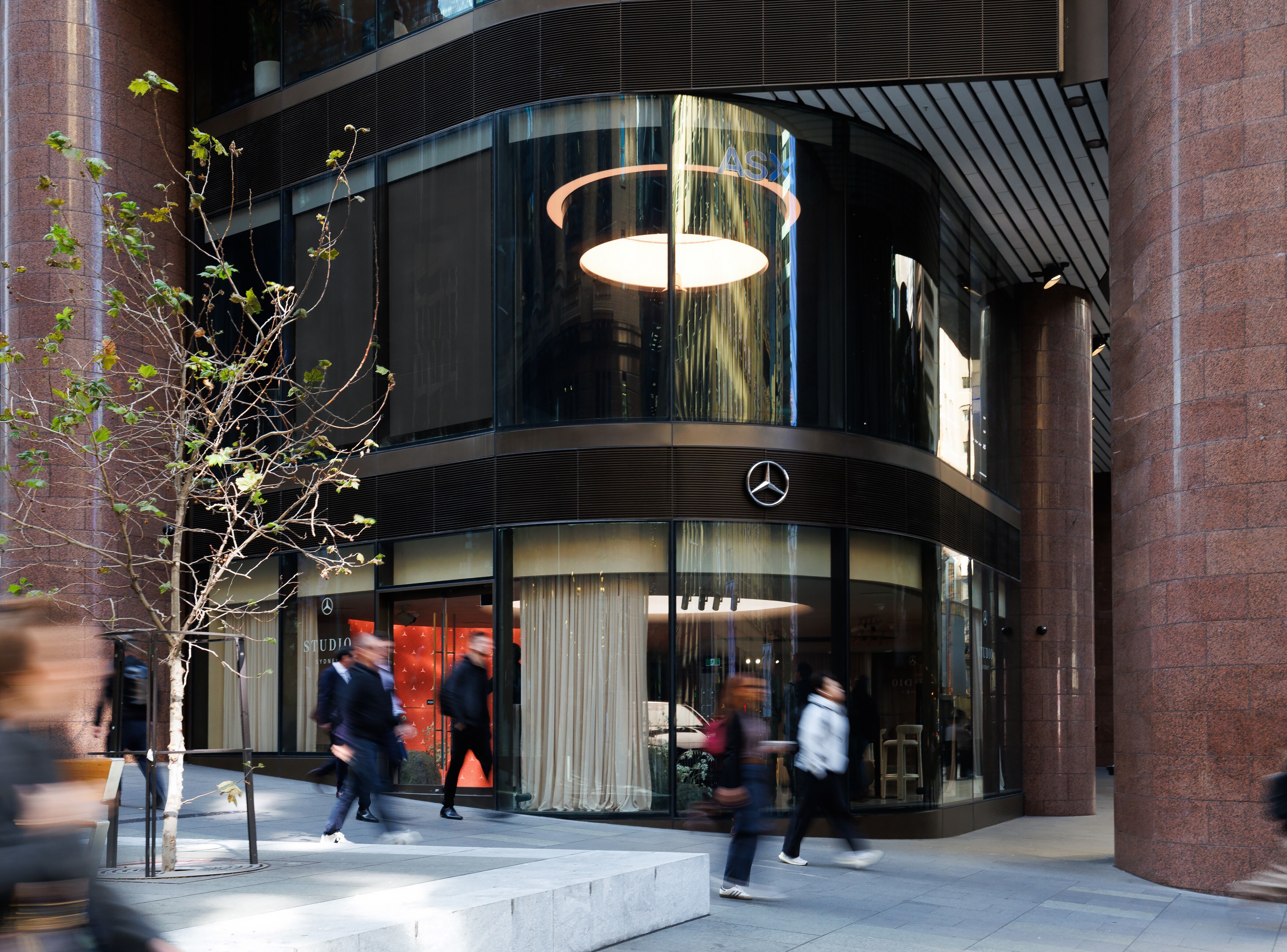 Mercedes-Benz Studio in Martin Place, Sydney