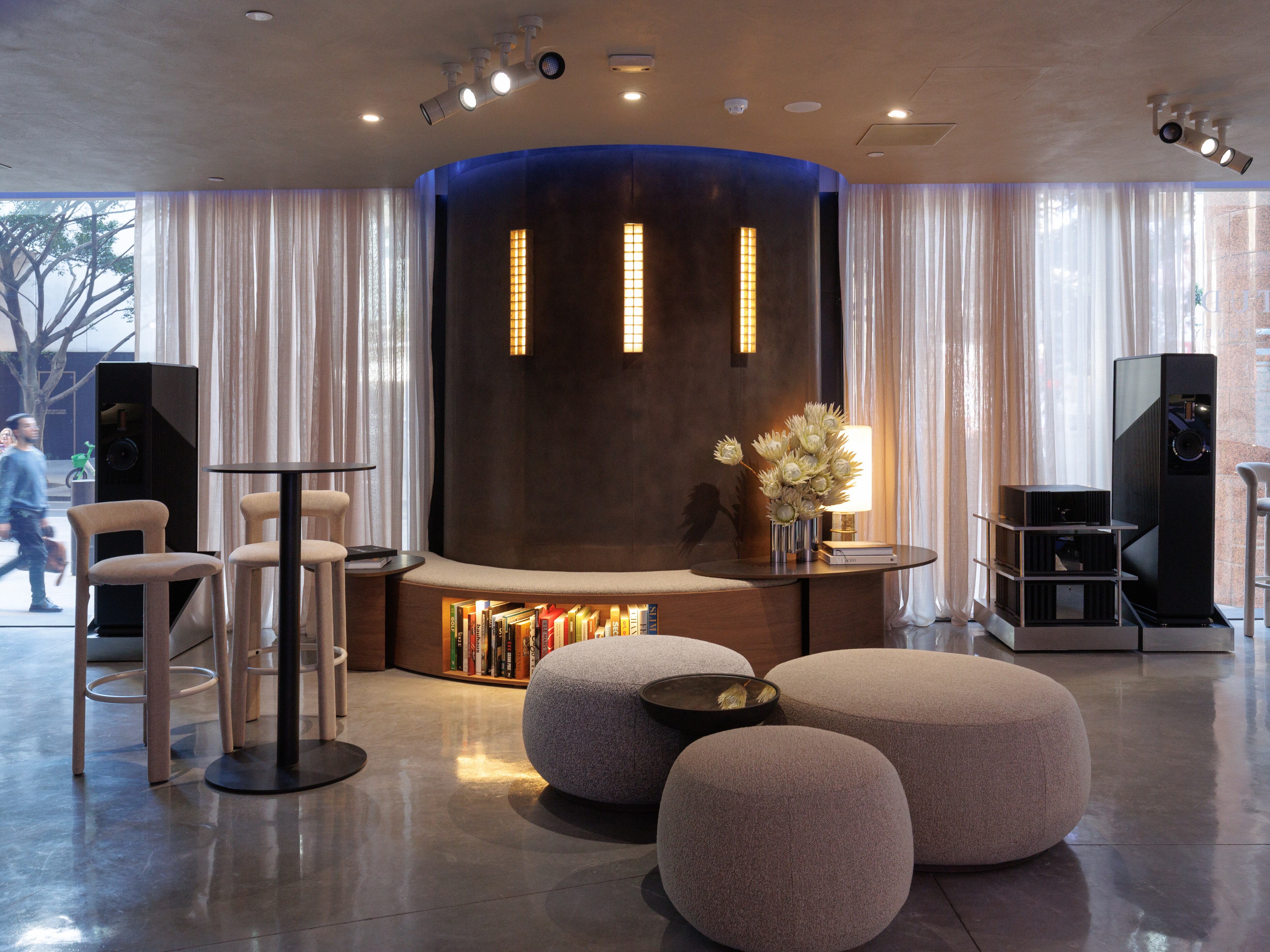 The interior of  the Mercedes-Benz Studio in Sydney