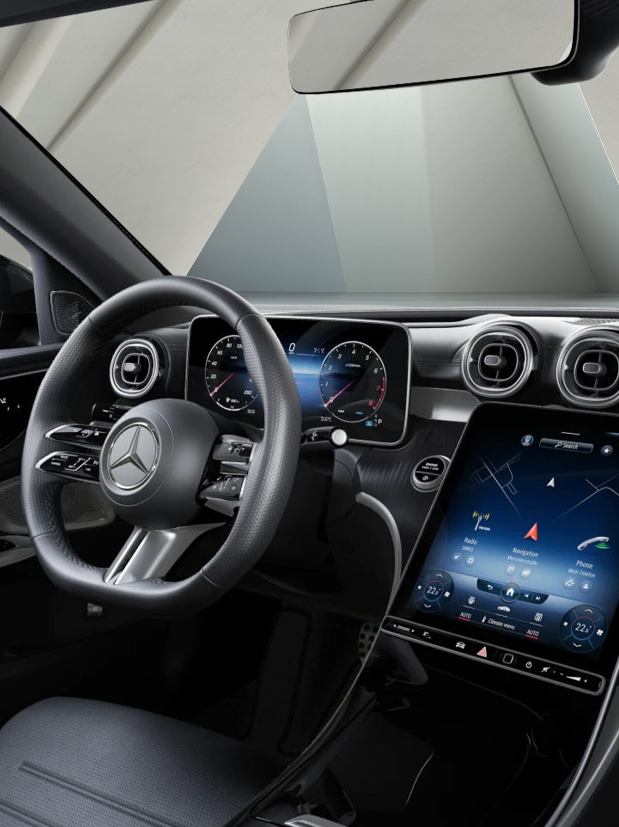 Interior of the C 200 Night Edition