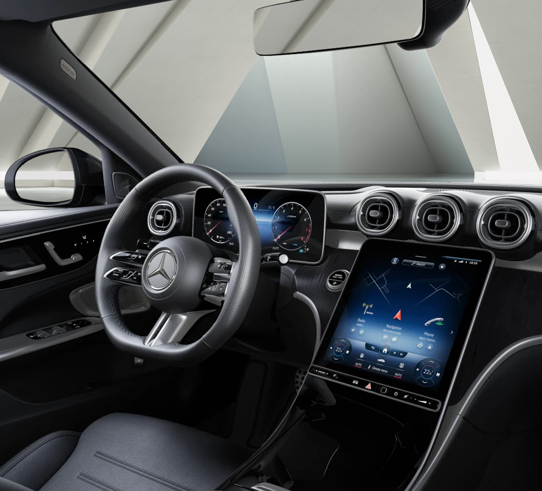 C 200 Night Edition Interior of the C 200 Night Edition