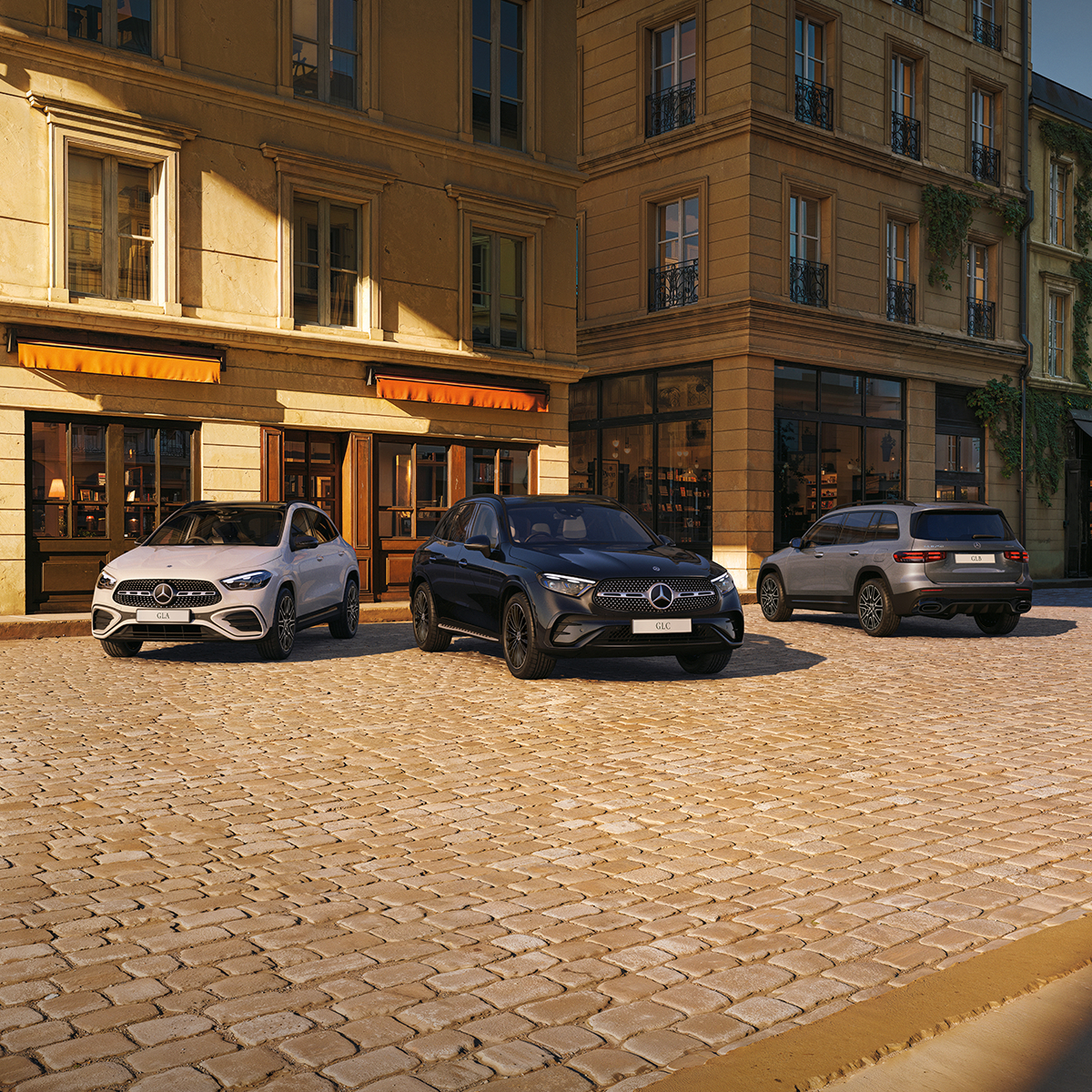A group of cars parked in front of a building