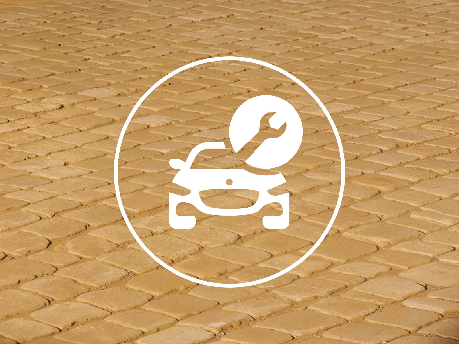 Icon of a vehicle with a wrench