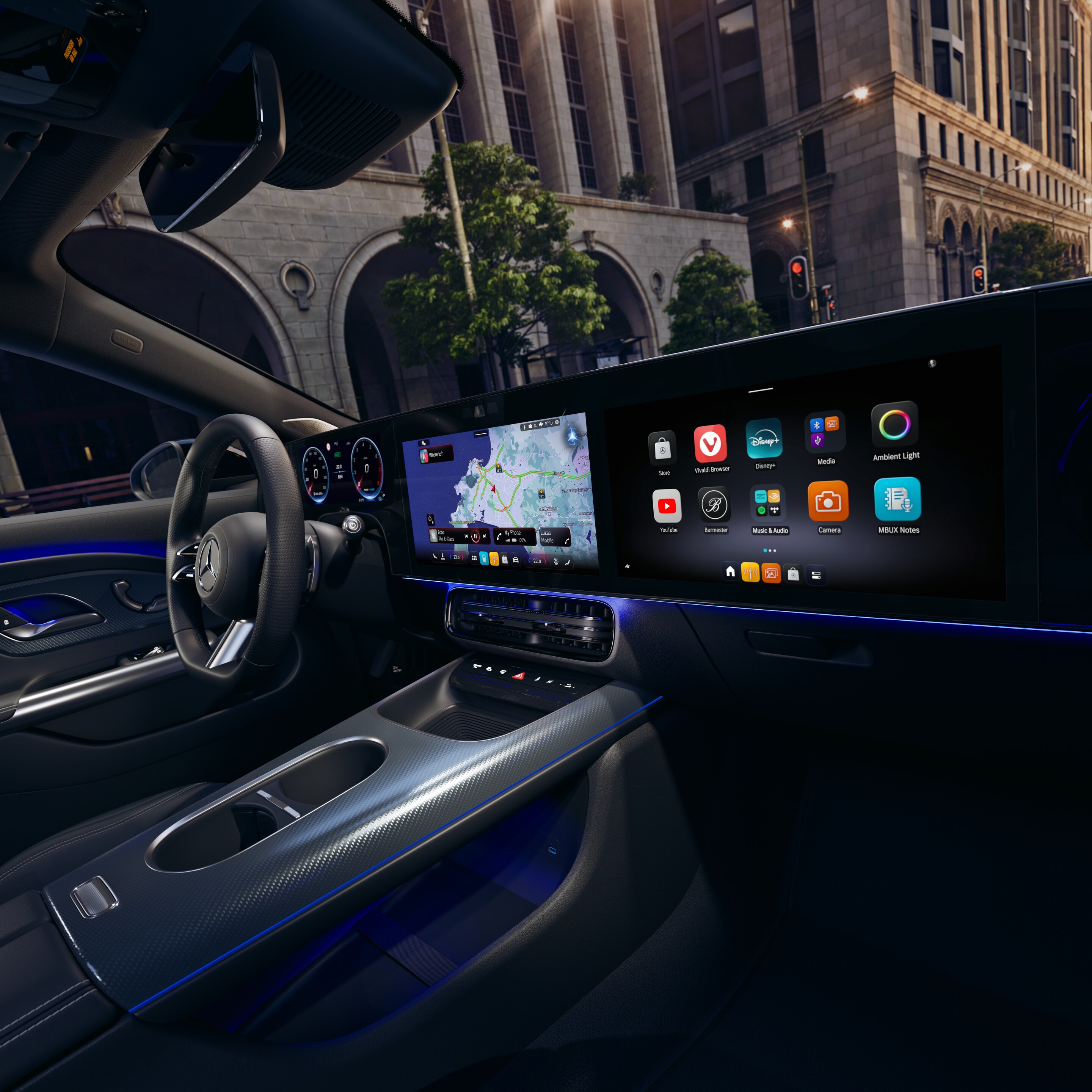 Spacious meets intuitive technology.