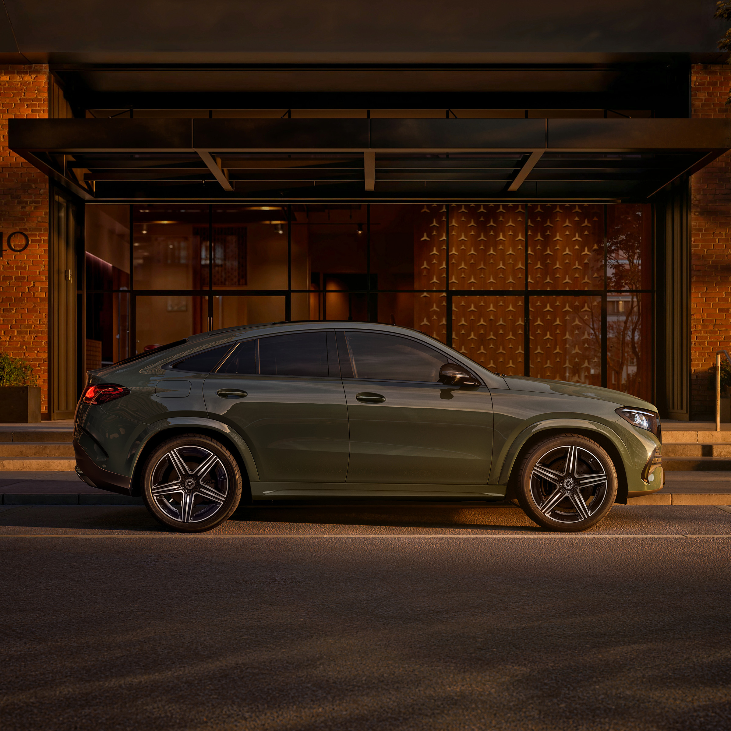 Exterior of Mercedes-Benz GLE Coupé Exterior of Mercedes-Benz GLE Coupé.
