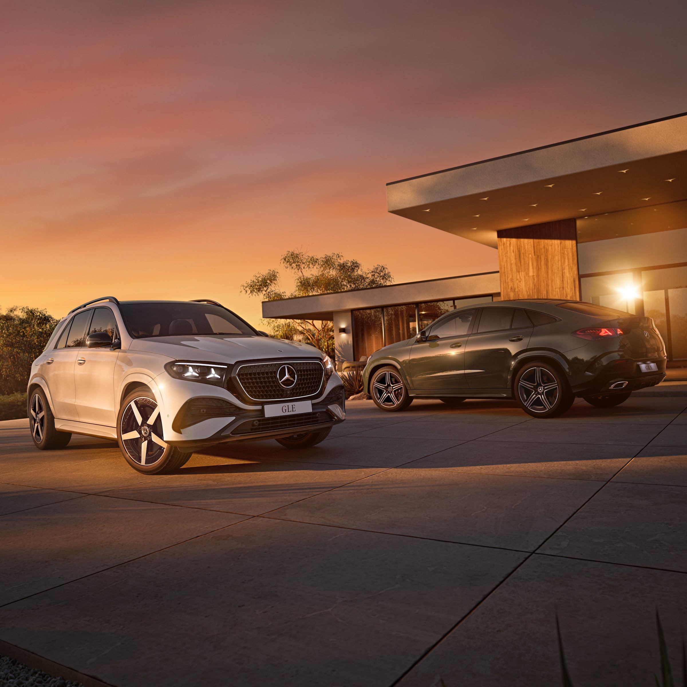 The all new GLE SUV and GLE Coupé.