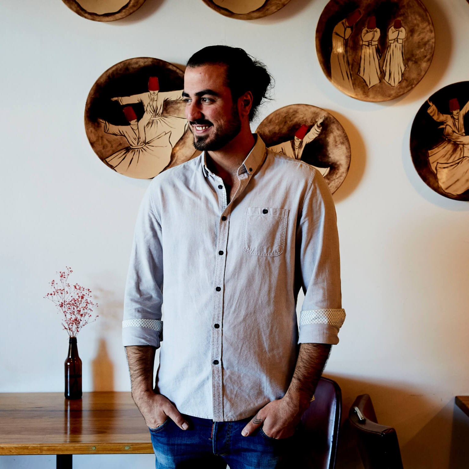 Hamed Allahyari at Café Sunshine & Salamatea in Melbourne