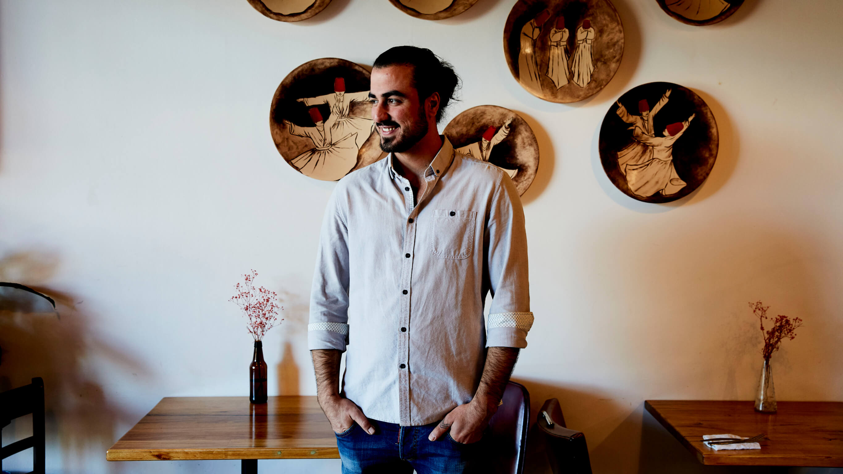 Hamed Allahyari Hamed Allahyari at Café Sunshine & Salamatea in Melbourne
