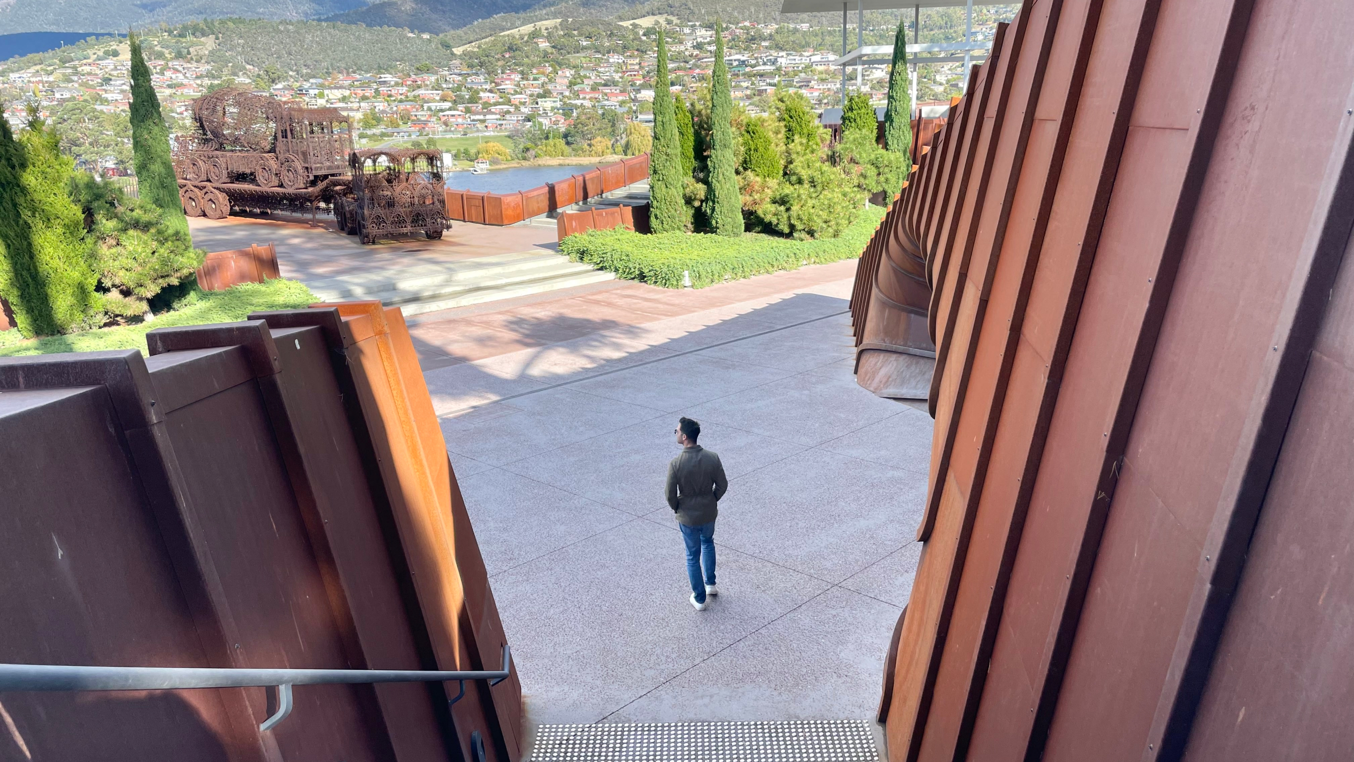 Steve Cordony at the Museum of Old and New Art in Hobart Steve Cordony at the Museum of Old and New Art in Hobart