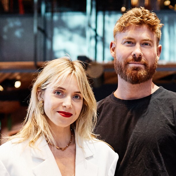 Aje co-founders Edwina Forest and Adrian Norris