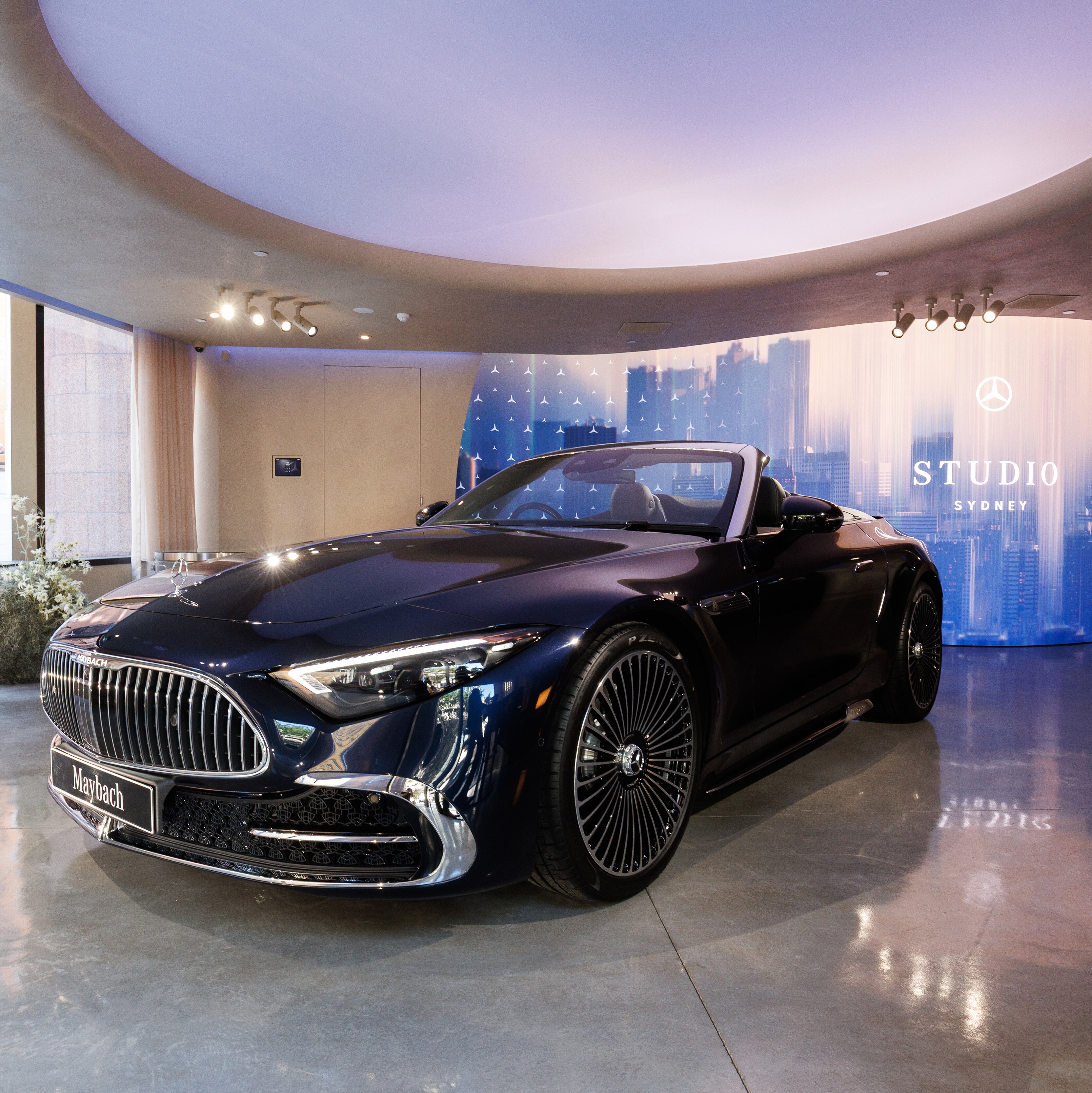 The Mercedes-Maybach SL 680 Monogram Series at Mercedes-Benz Studio Sydney