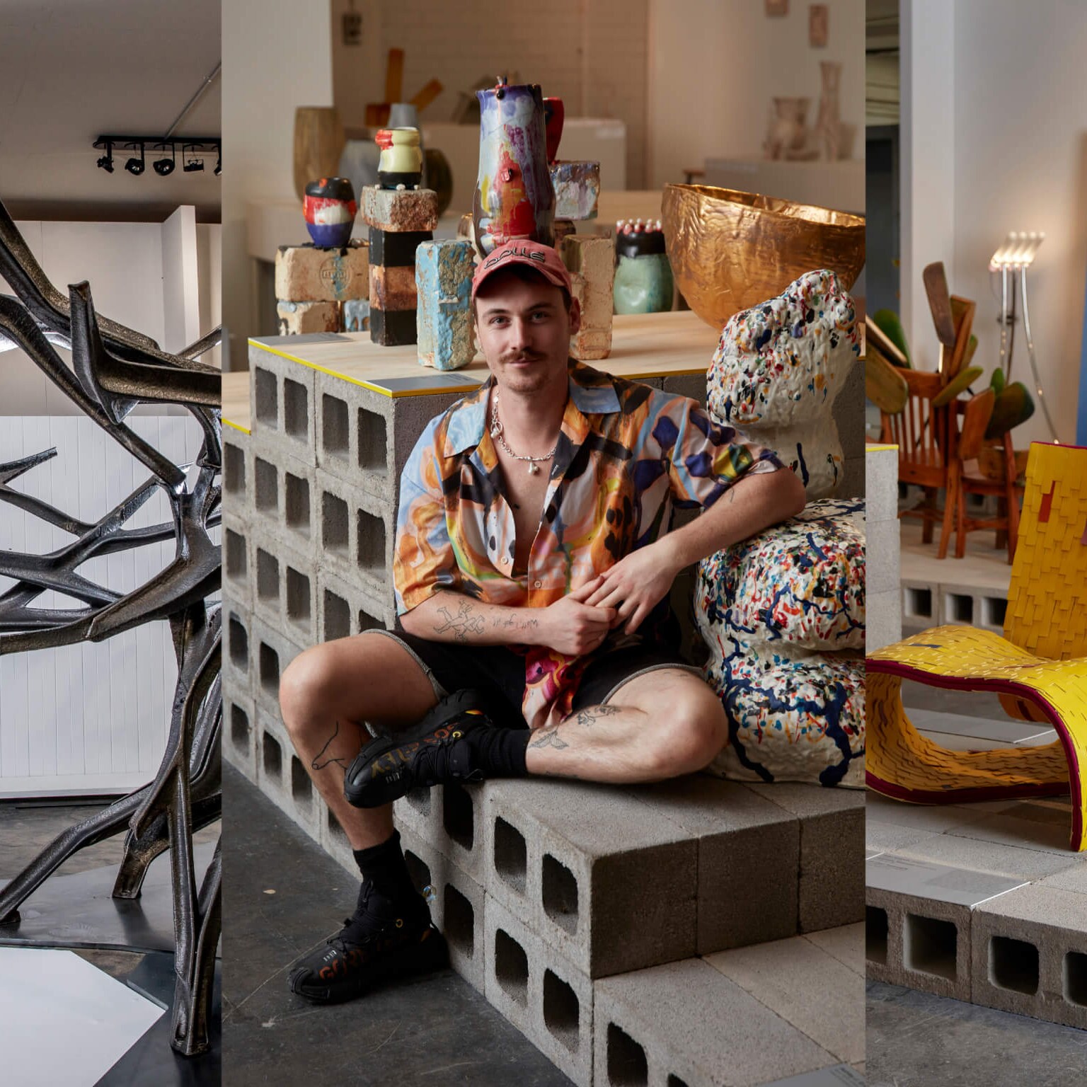 Ceramic artist James Lemon, product designer Helen Kontouris and architect Roland Snooks