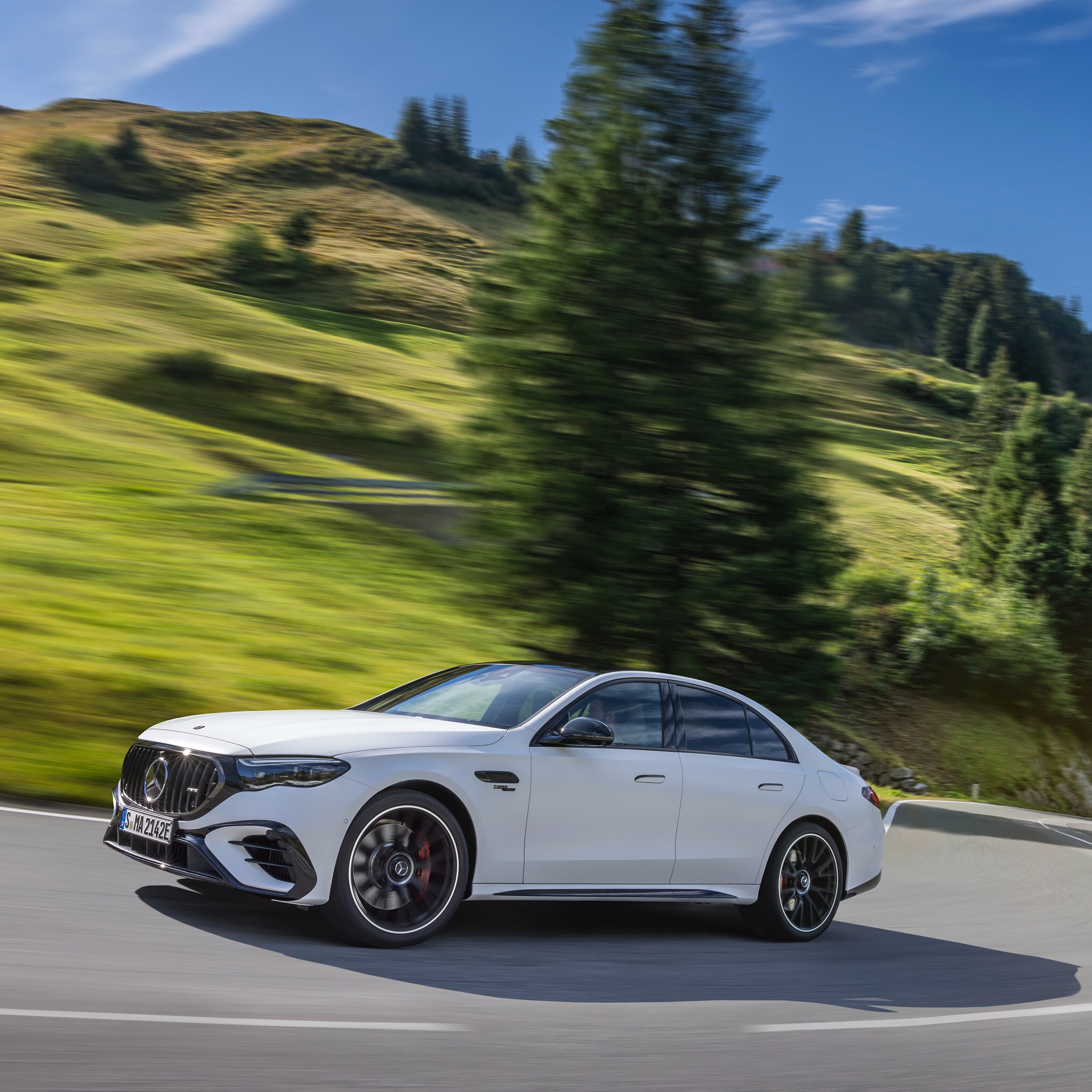 The Mercedes-AMG E 53 HYBRID 4MATIC+ 