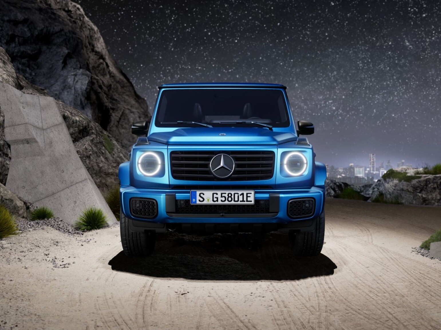 Blue G-Class Electric