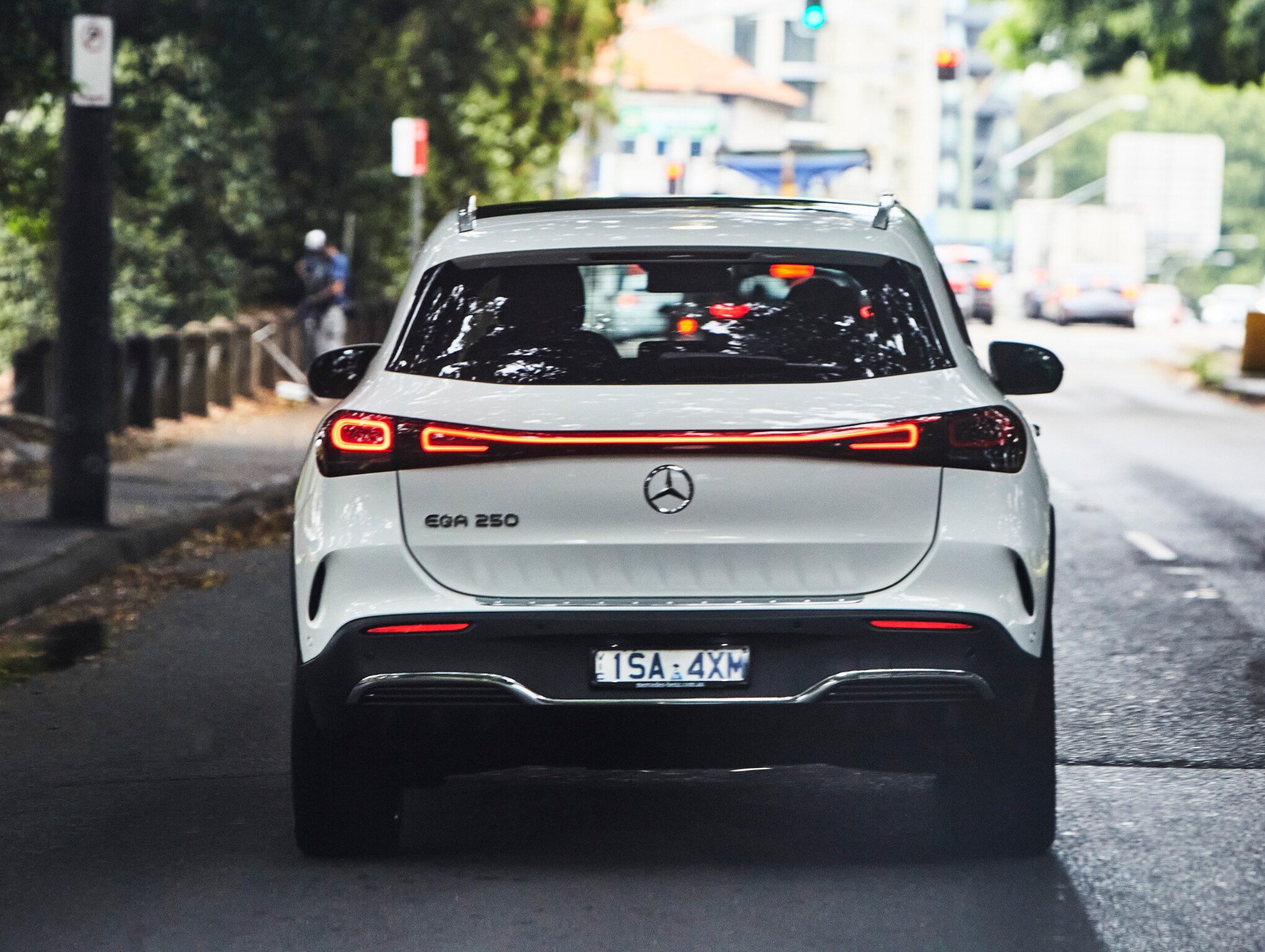 The all-electric EQA