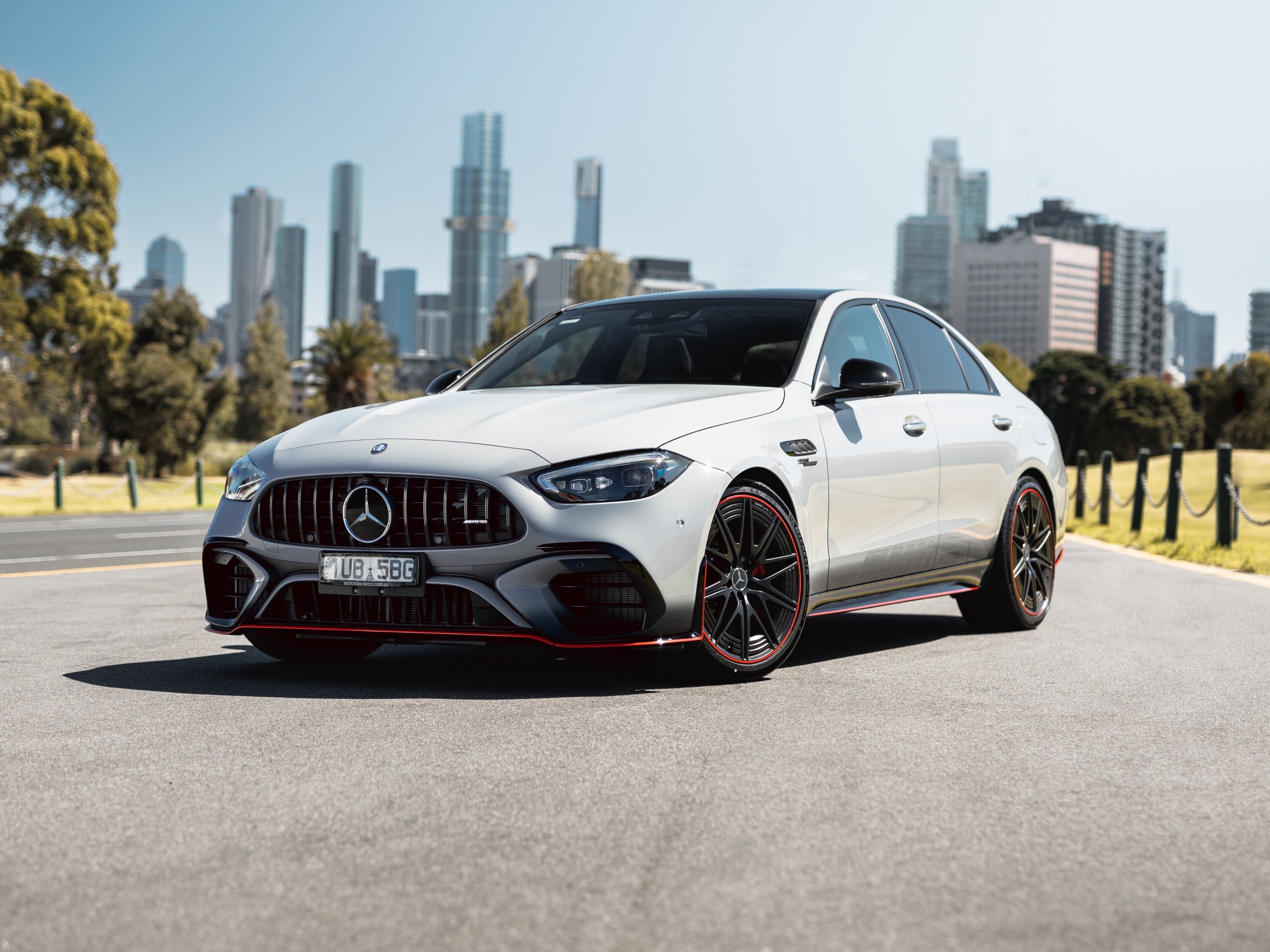 The Mercedes-AMG C 63 S E PERFORMANCE F1 Edition. Image credit/photographer: Nathan Jacobs