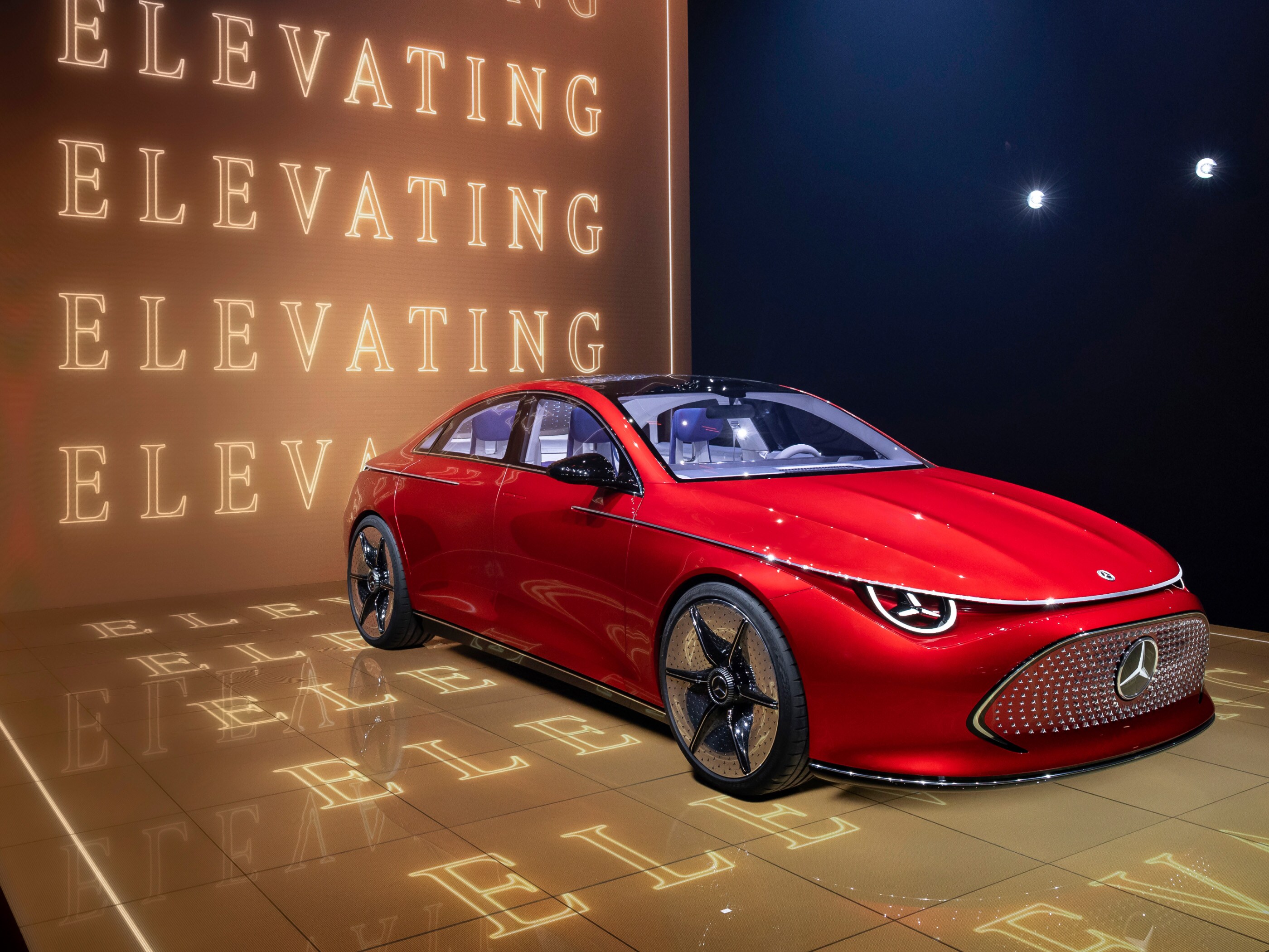 The Mercedes-Benz Concept CLA Class at IAA MOBILITY 2023. Image credit/photographer: Mercedes-Benz AG