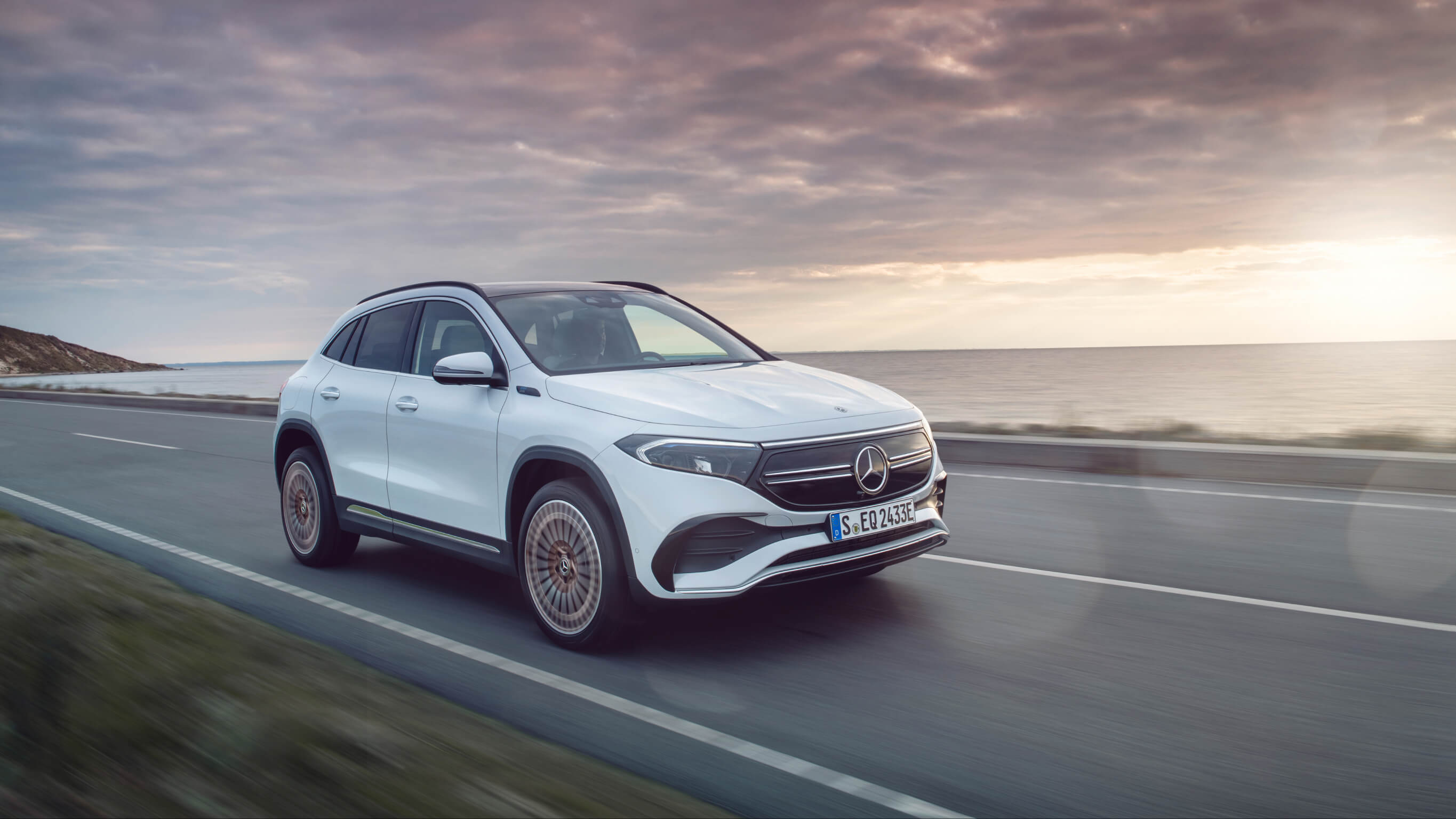 Mercedes-Benz EQA 250 The Mercedes-Benz EQA 250 all-electric vehicle