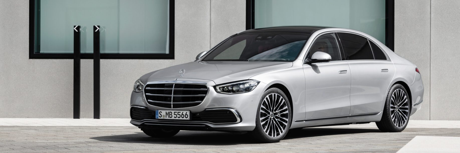S-Class A silver car