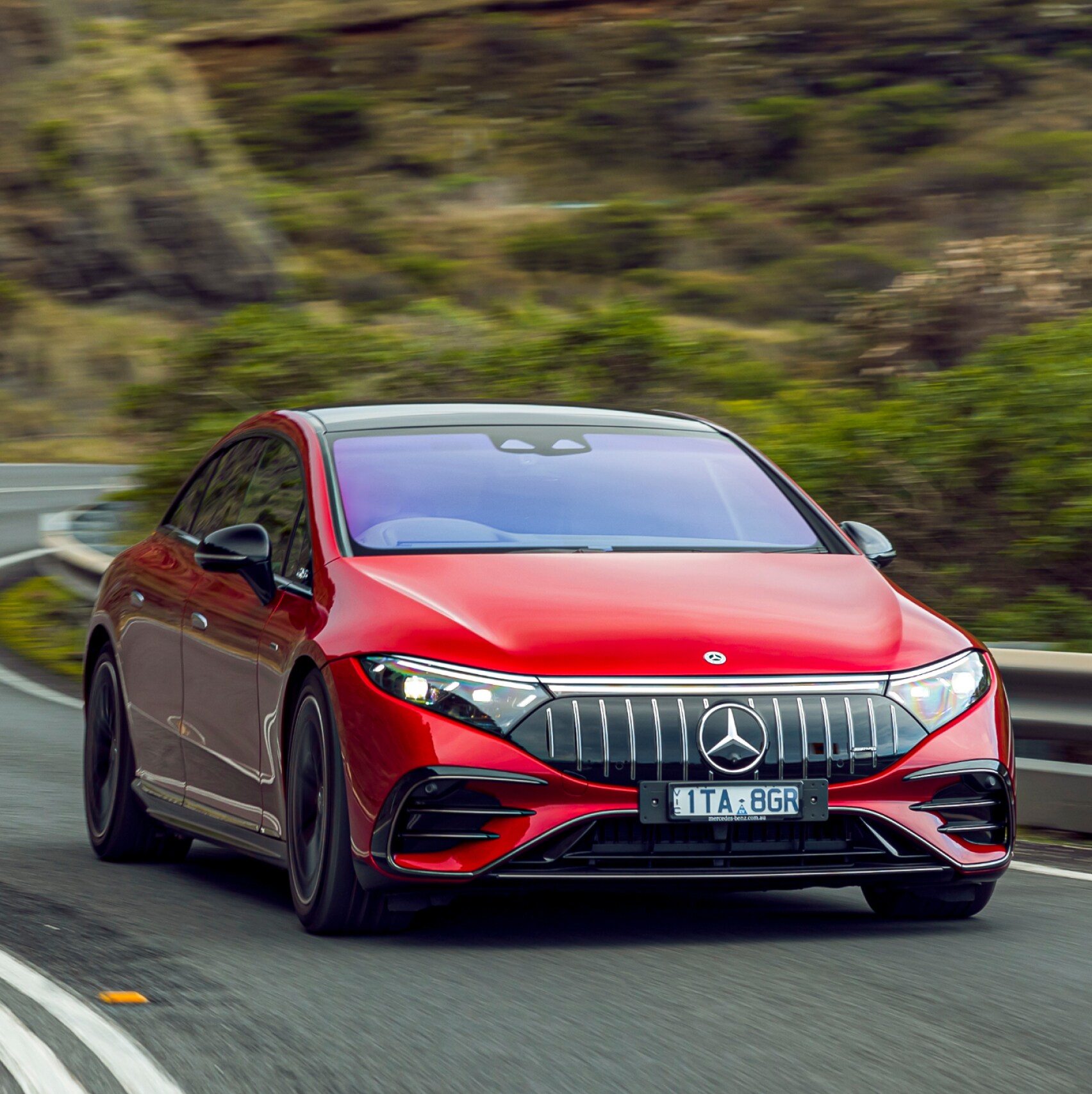 The all-electric EQA from Mercedes-EQ. Image credit/photographer: Adrian Lander