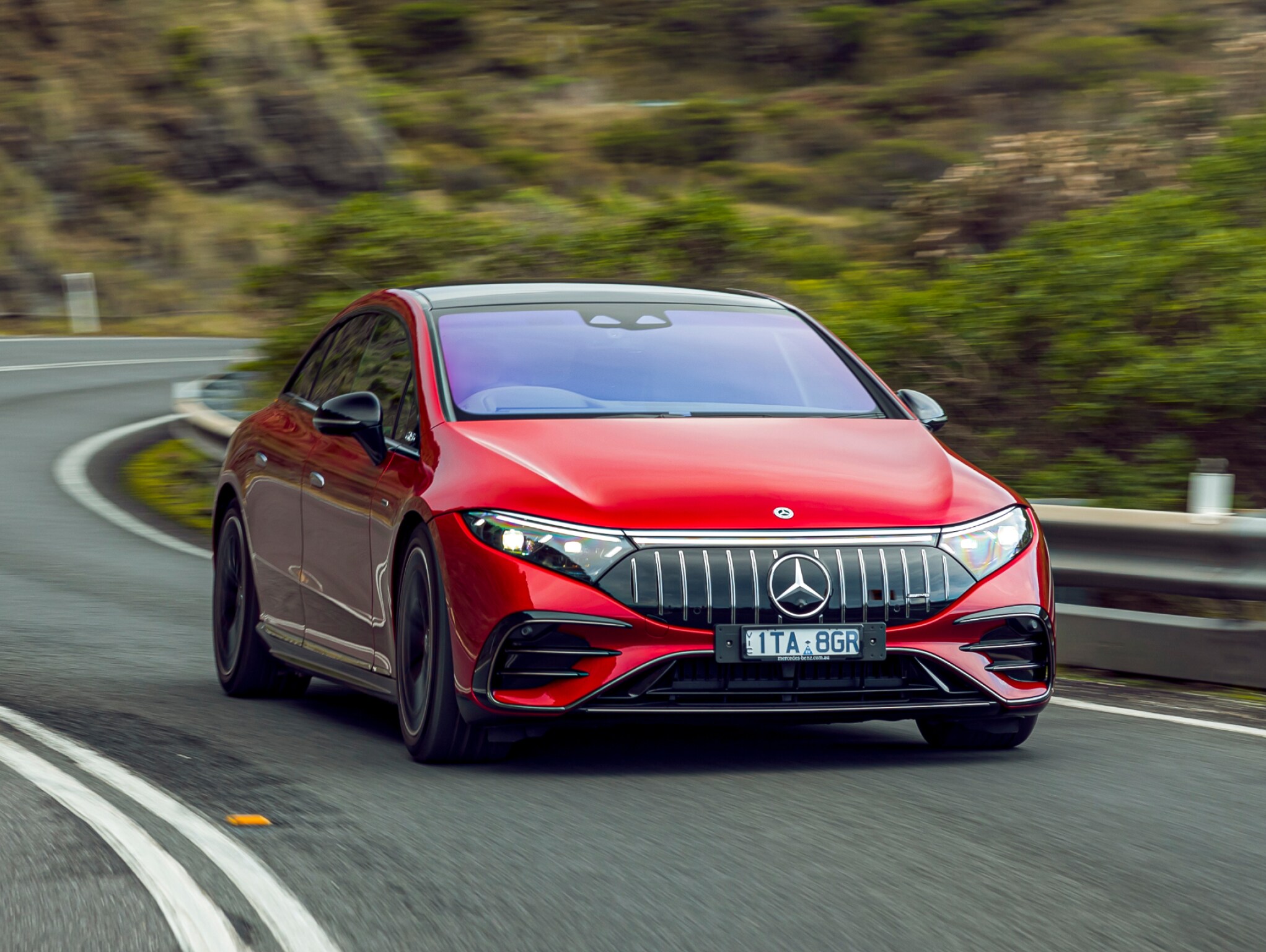 The all-electric EQA from Mercedes-Benz electric vehicles. Image credit/photographer: Adrian Lander