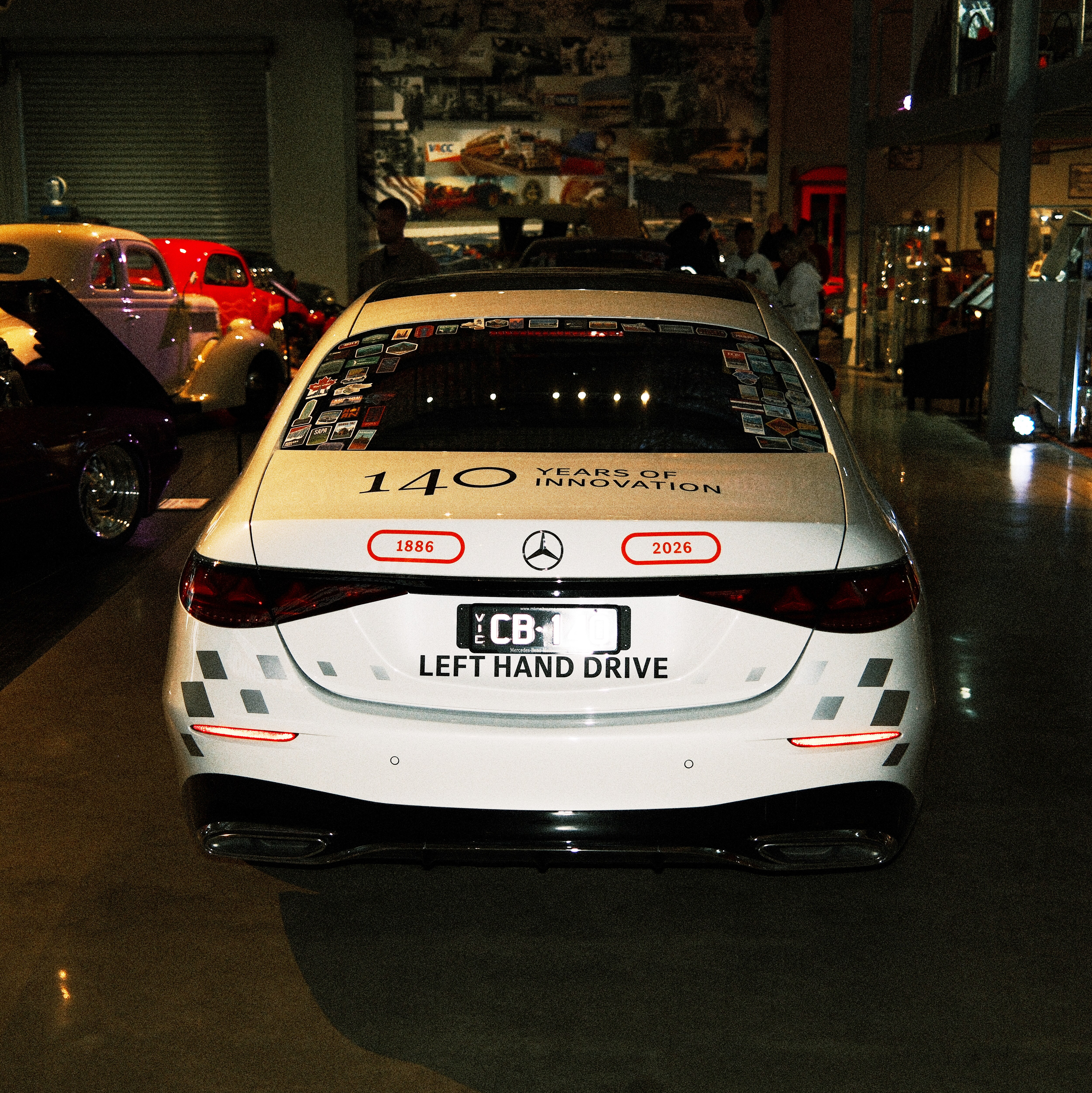 A car on display at the MOVE Museum.