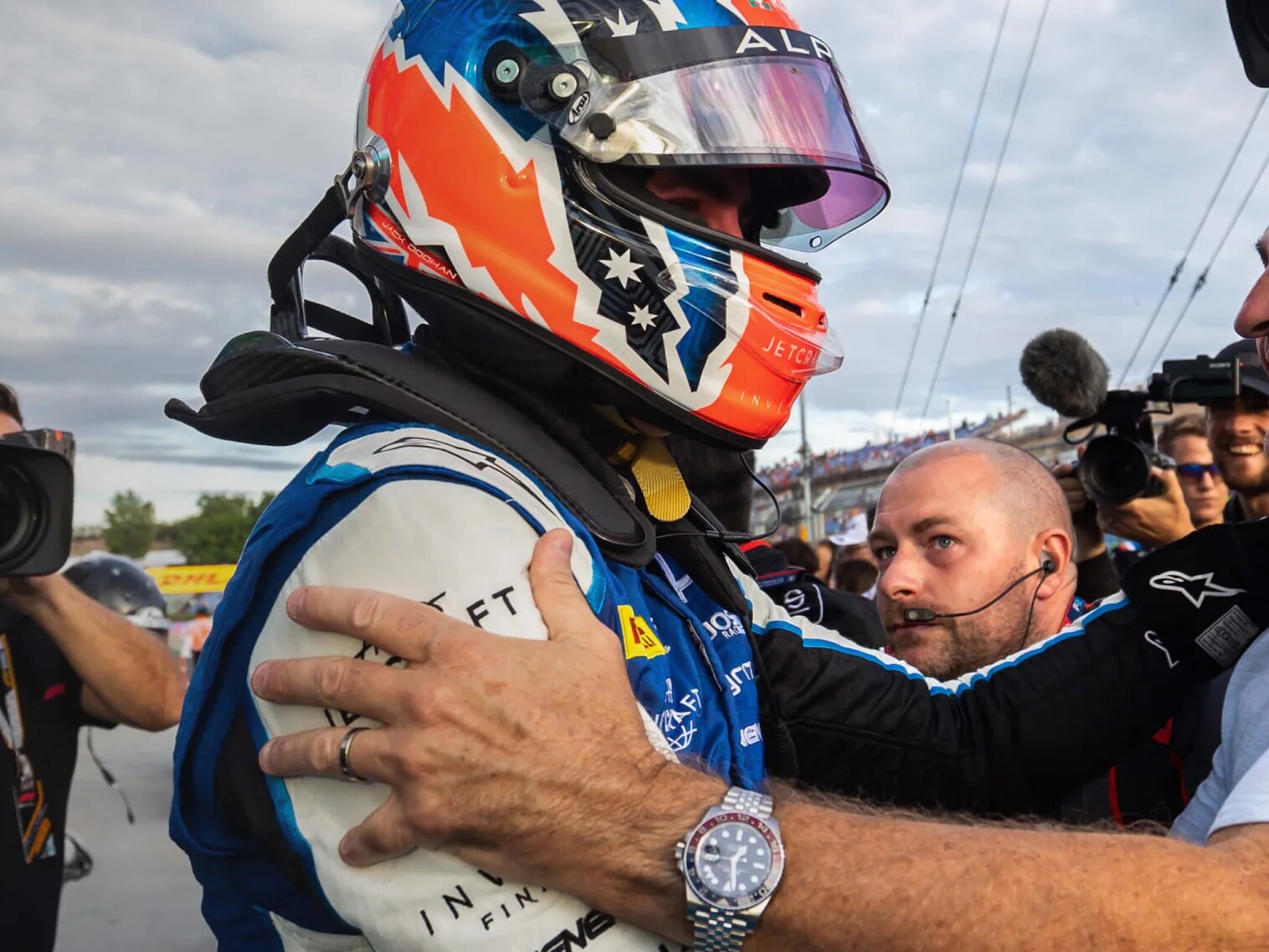 Mick Doohan and Jack Doohan at the Budapest Grand Prix