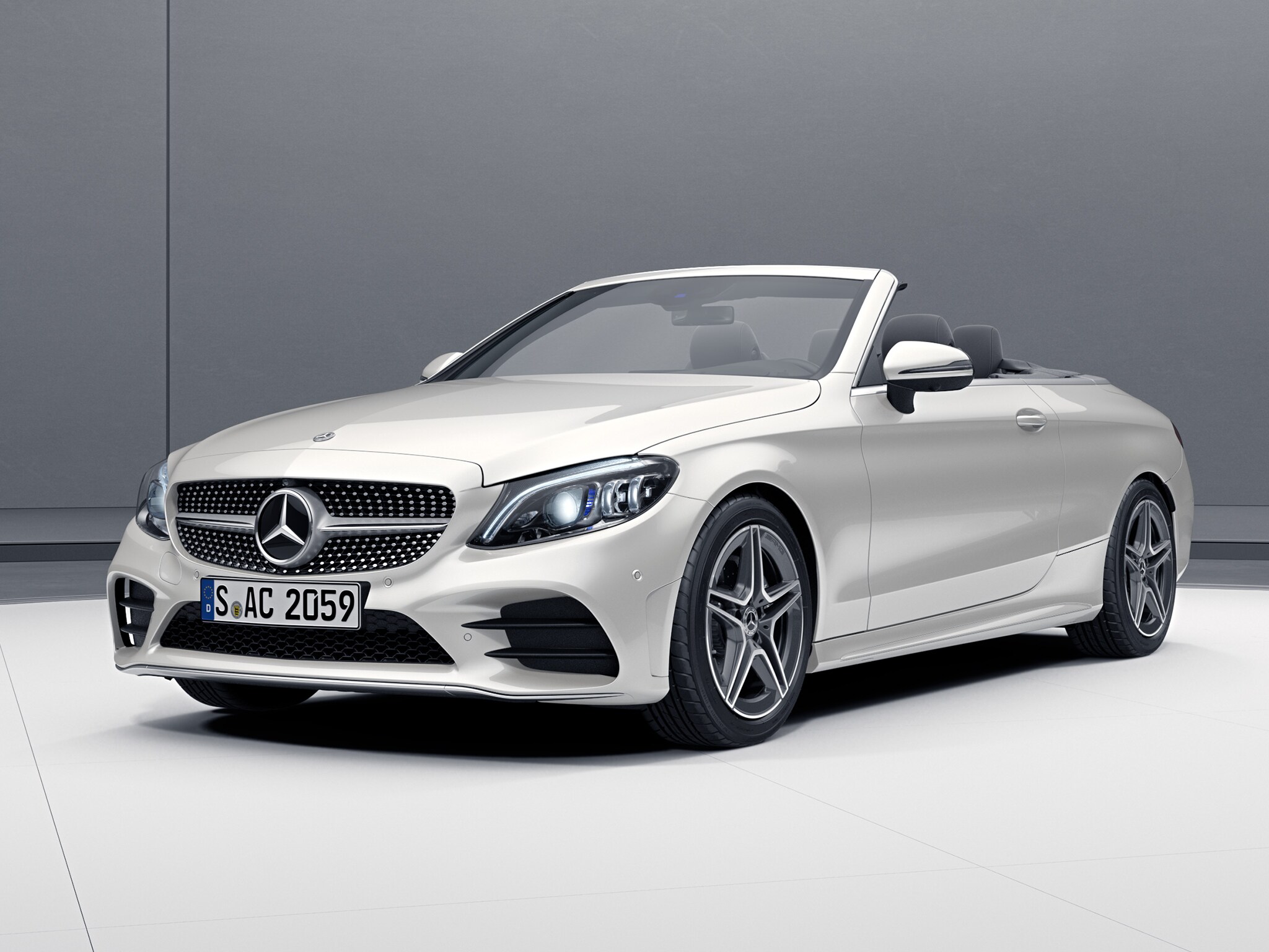 The Mercedes-Benz C-Class Cabrio AMG Line.