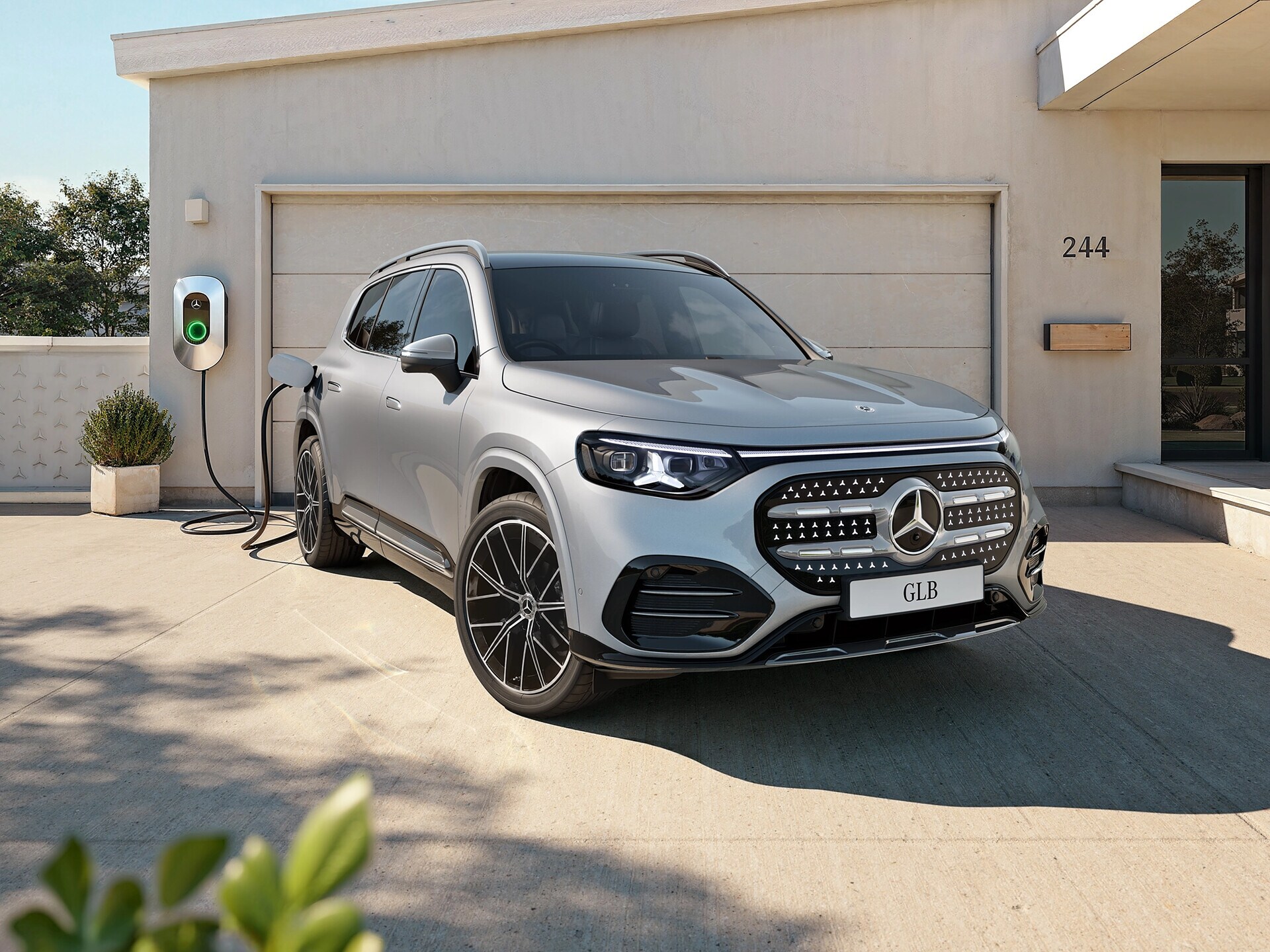 The all new electric GLB.