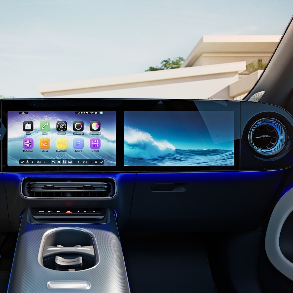 The Mercedes-Benz Operating System in the Mercedes-Benz GLB.