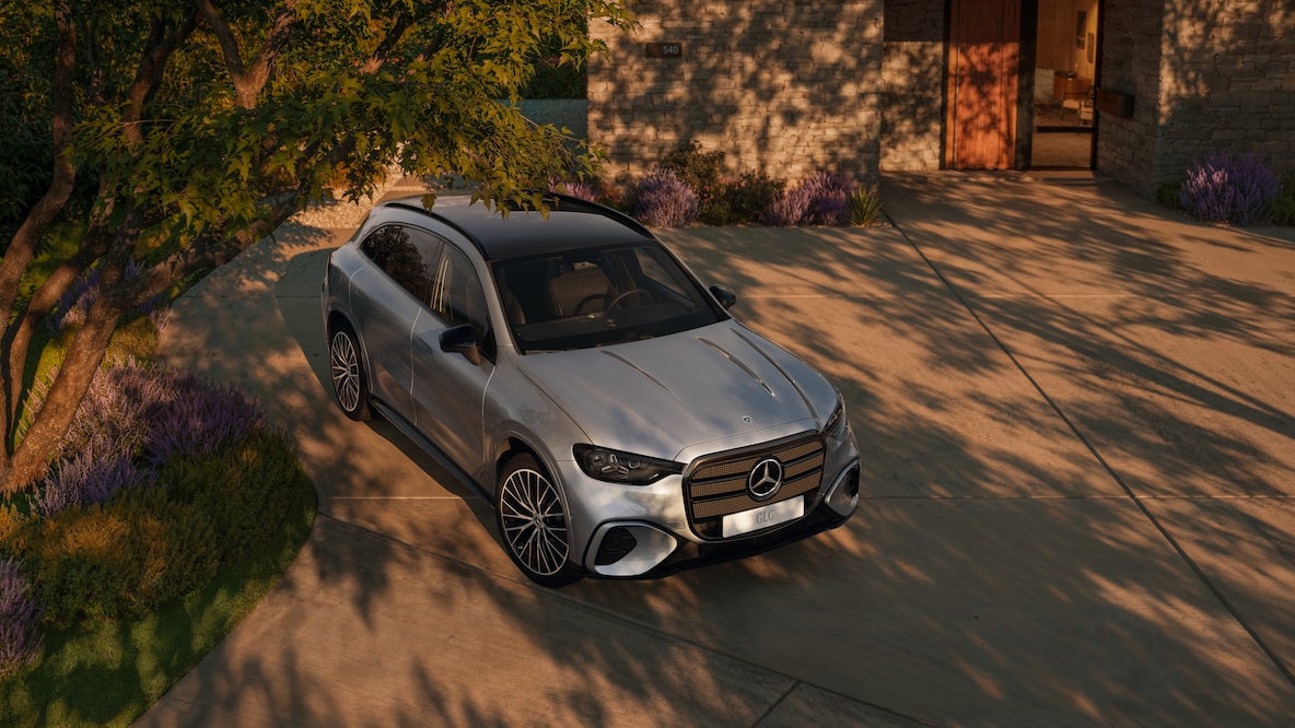 The exterior of the new GLC with EQ Technology from Mercedes-Benz.