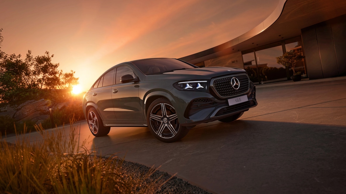 The sporty exterior of the new GLE Coupé from Mercedes-Benz.