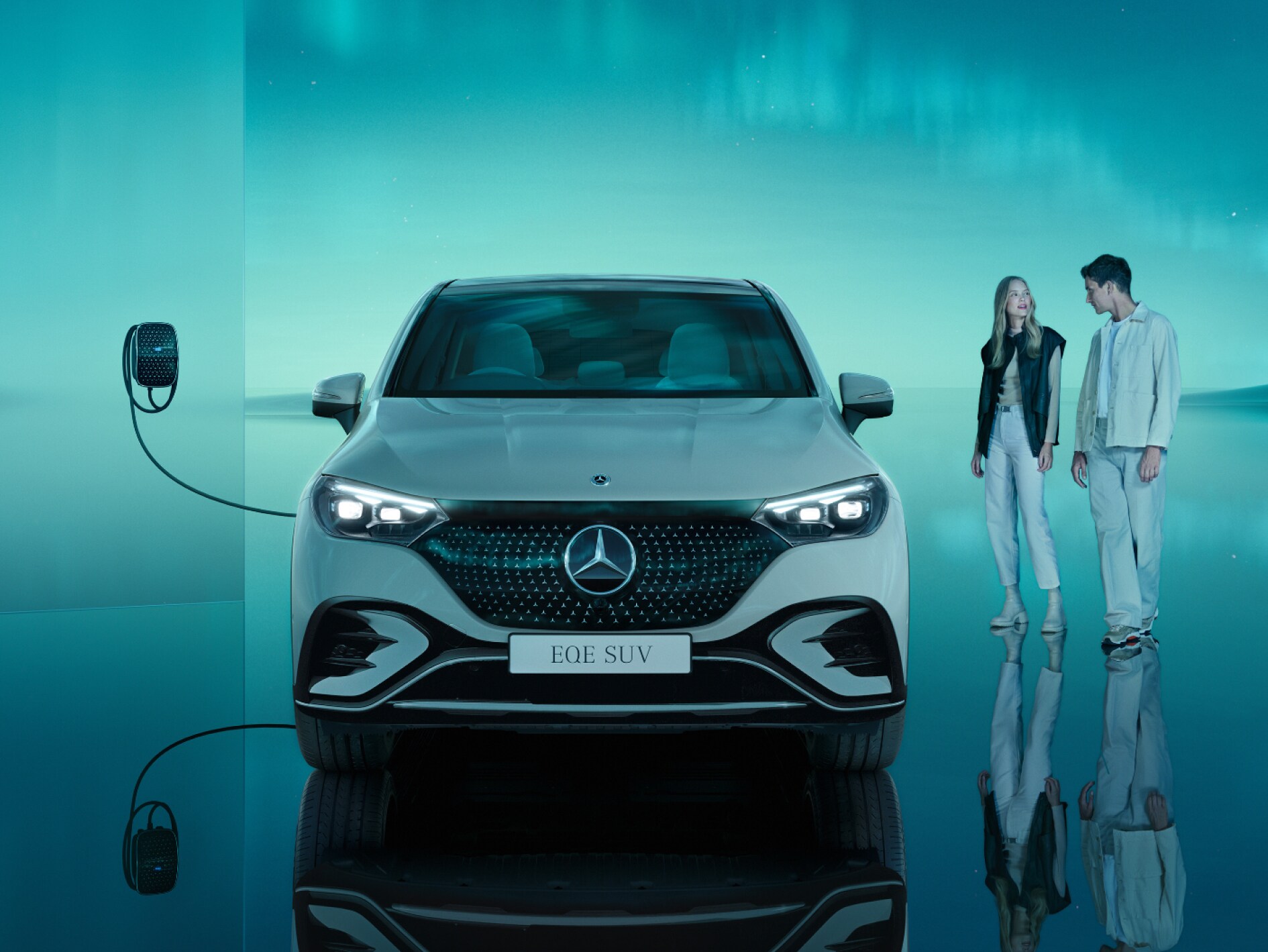 This image shows the all new EQE SUV