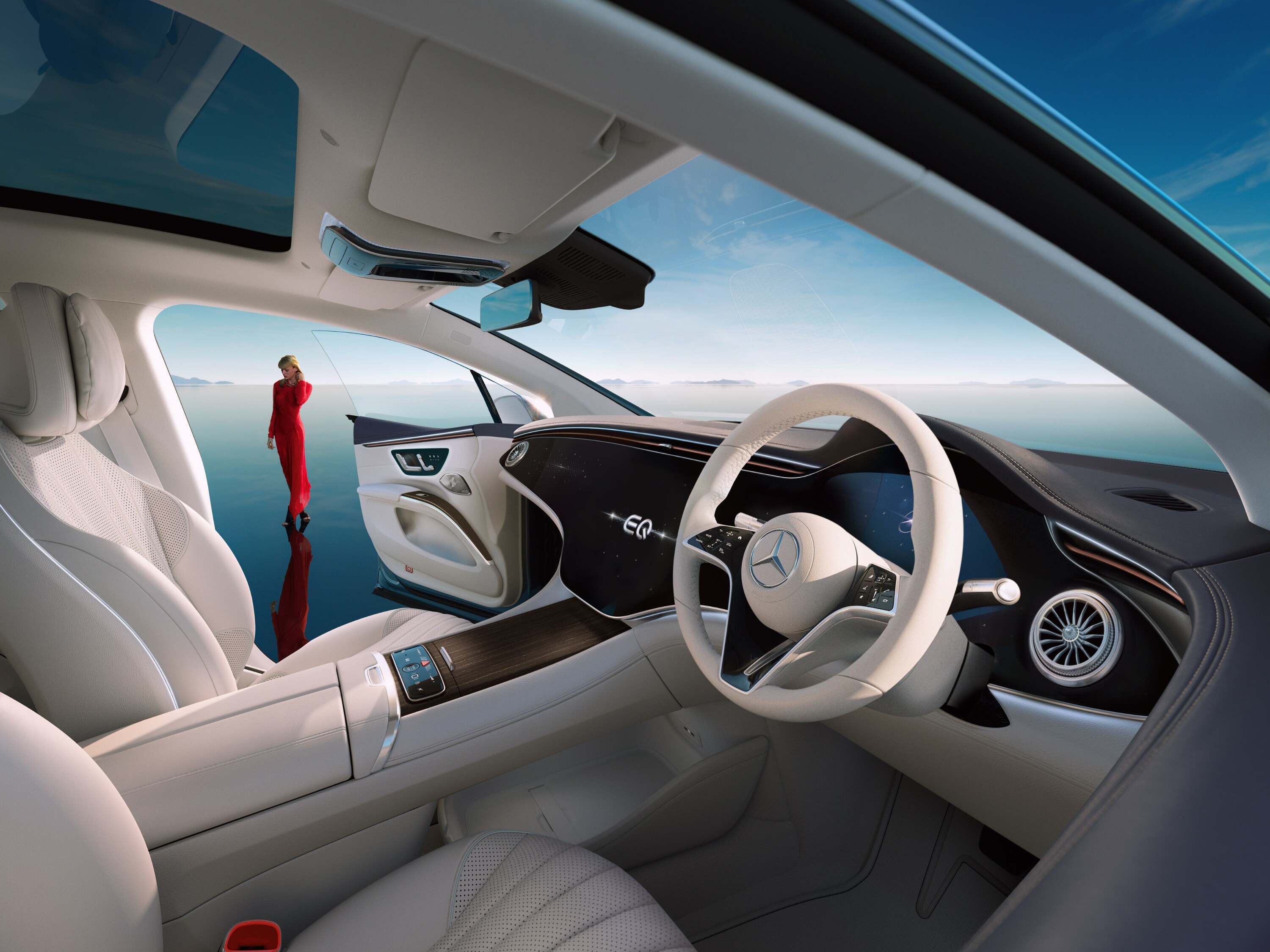 The EQS Sedan from Mercedes-Benz.