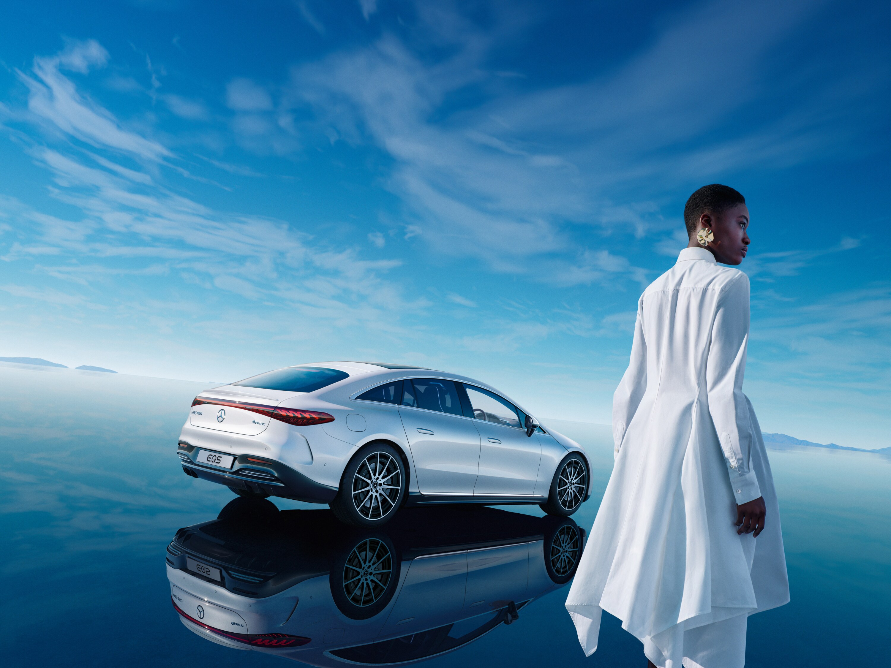 The EQS Sedan from Mercedes-Benz.