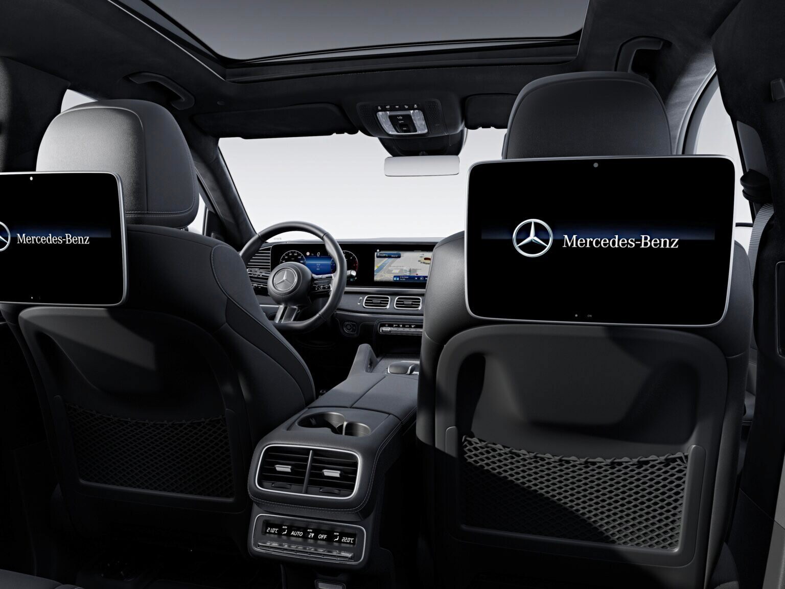 The Rear Comfort Package Plus for the new GLS from Mercedes-Benz.