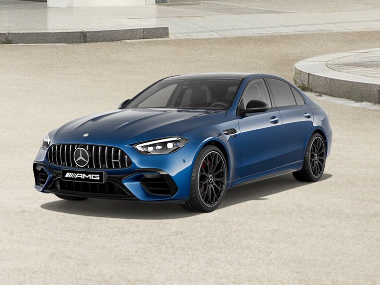 Blue AMG C 63