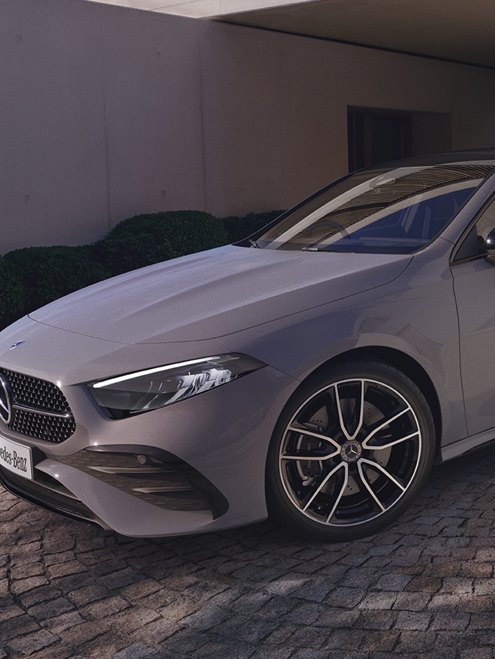 Side exterior view of the GLE Night Edition