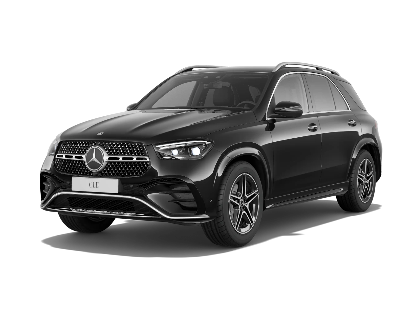 The exterior of the Mercedes-Benz GLE with the AMG Line.