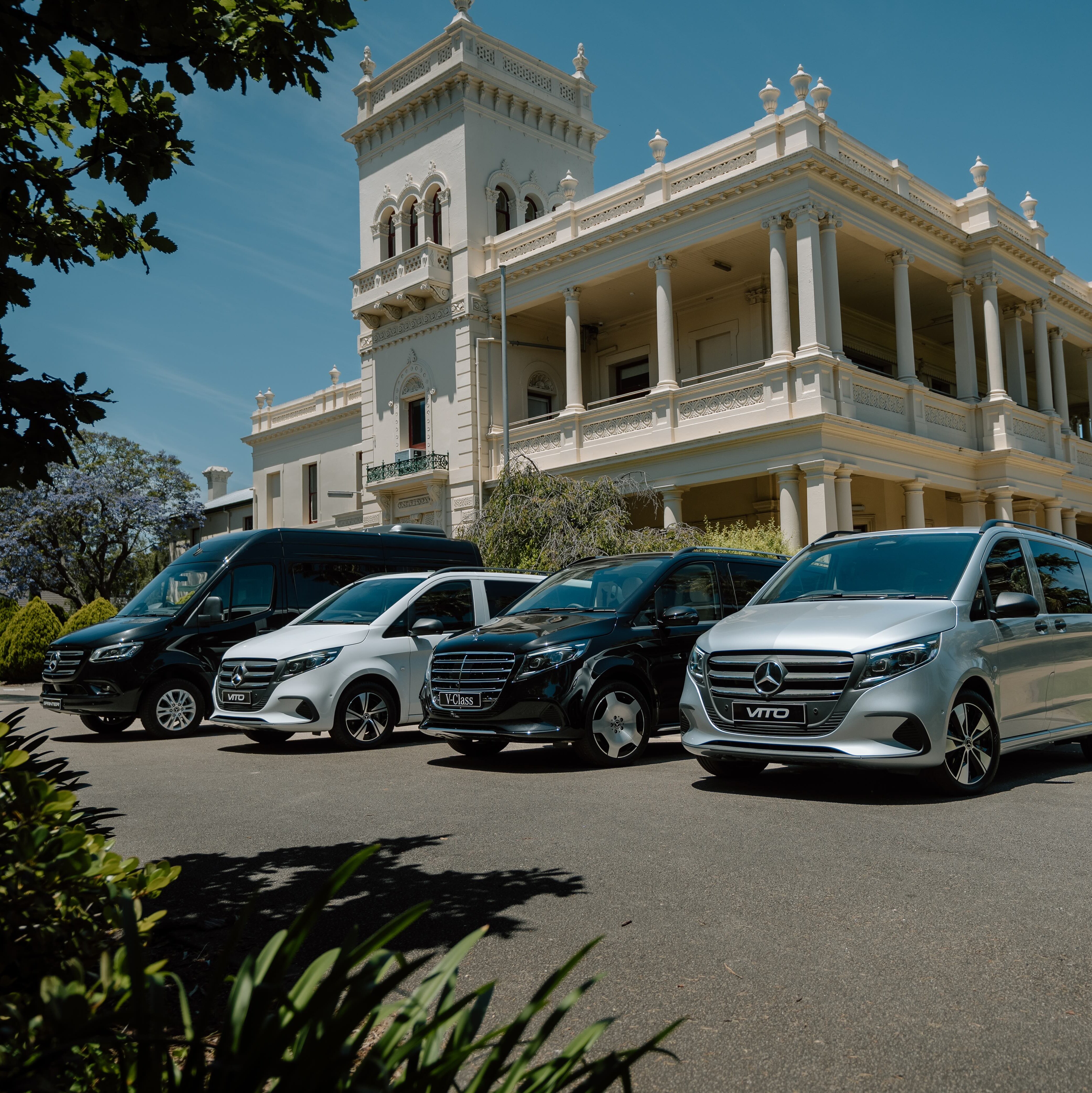 The range of Mercedes-Benz Vans