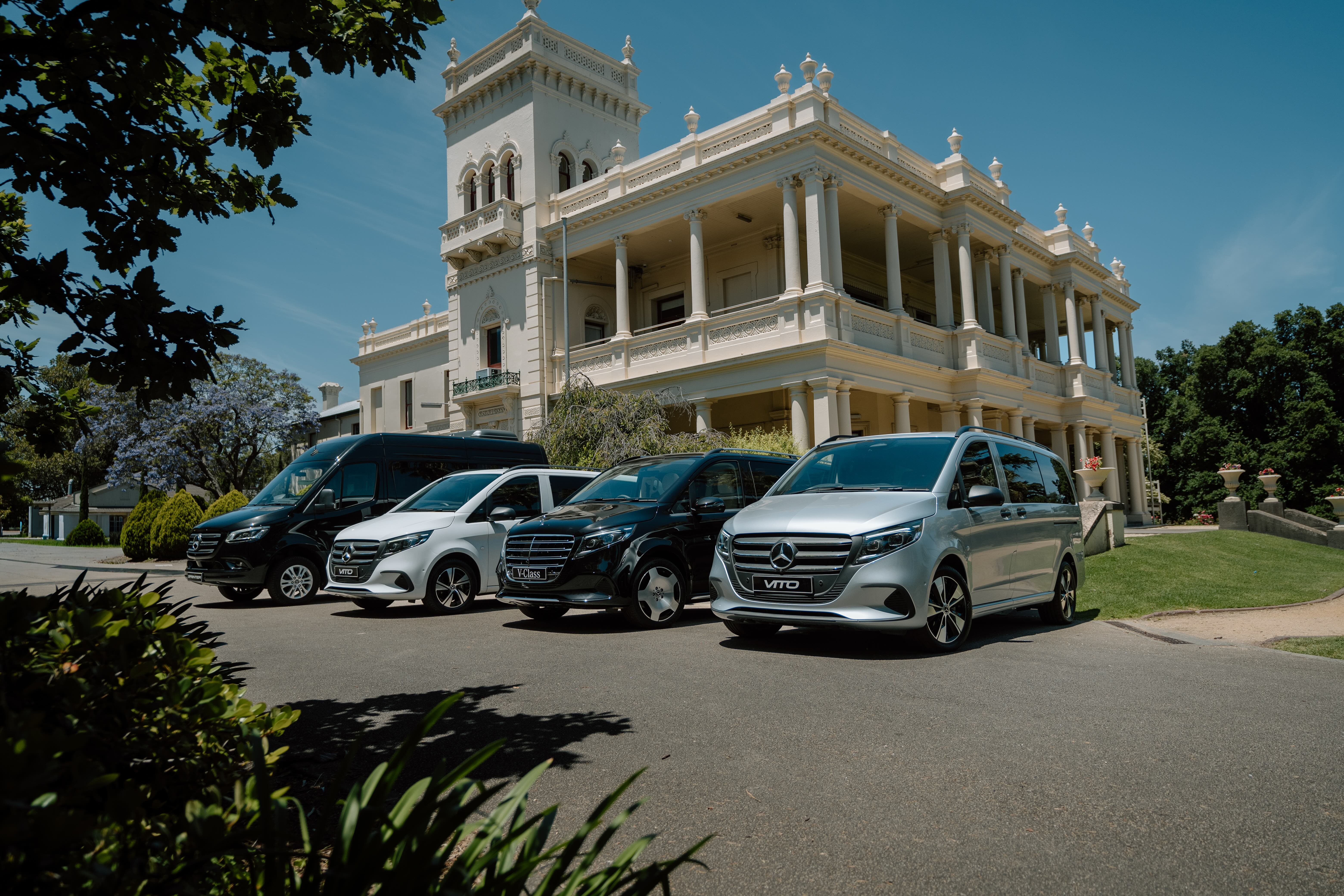 The range of Mercedes-Benz Vans
