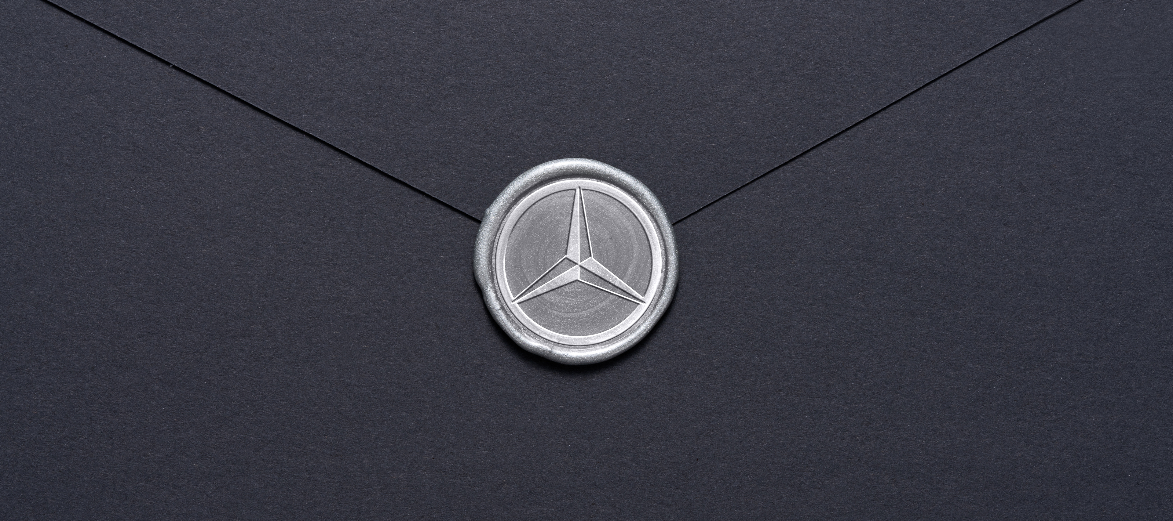 Agility Mercedes-Benz emblem on an envelope