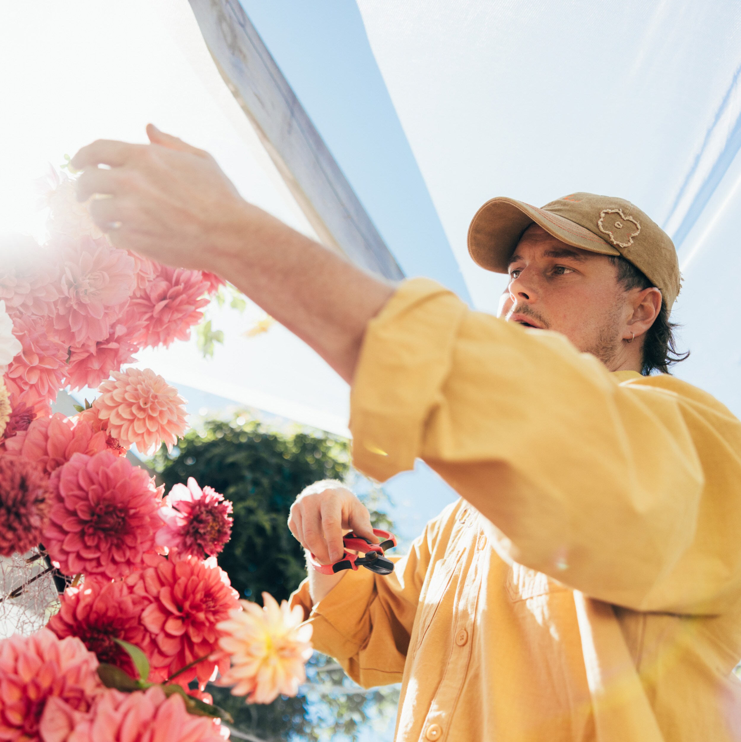 Bryce Heyworth creates the perfect arrangement.