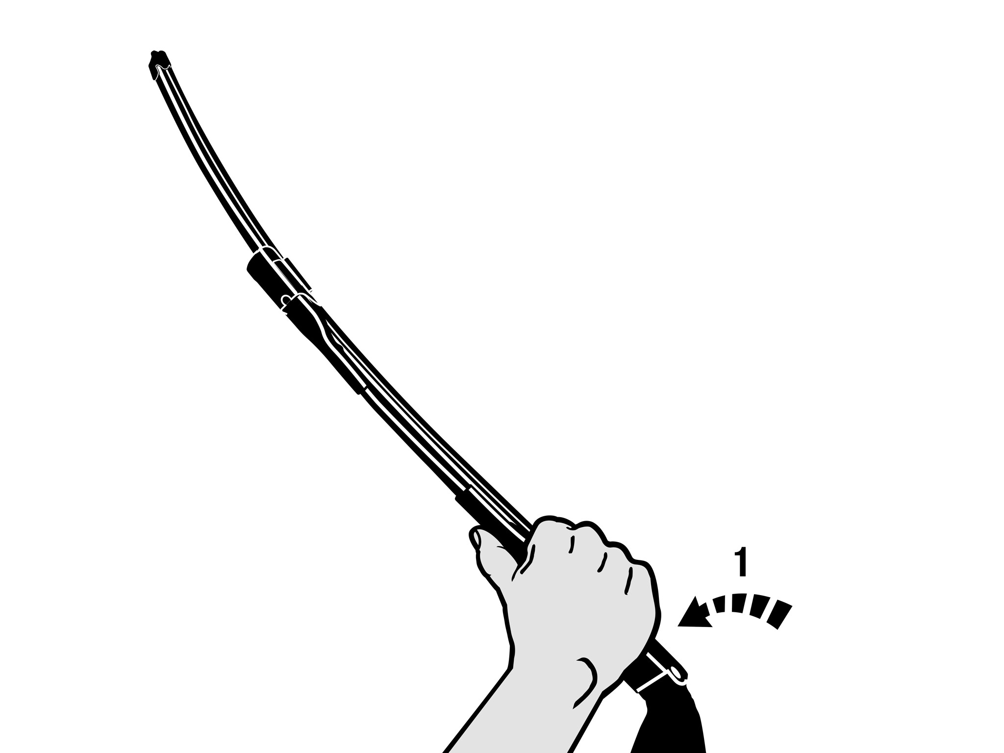 Raise the wiper blade or position it vertically (see note).