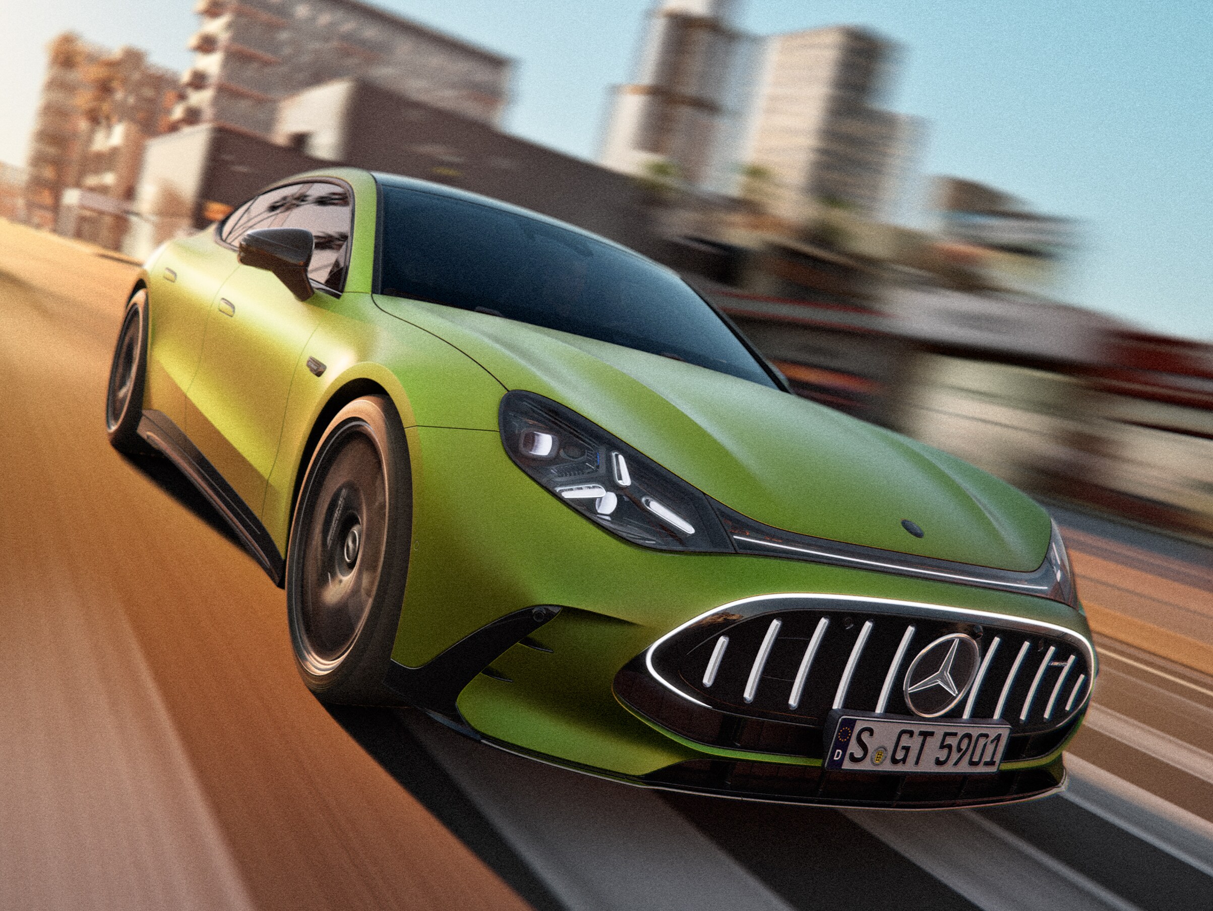 The all-new Mercedes-AMG GT 4-Door Coupé.