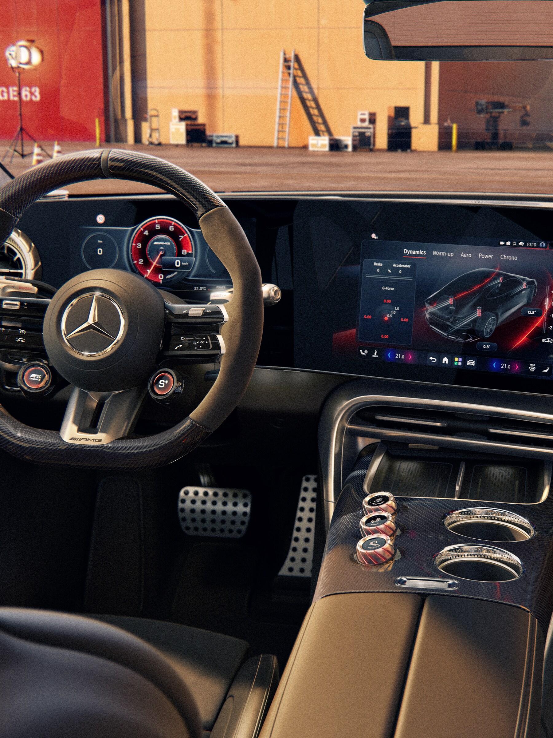 Driver-oriented cockpit