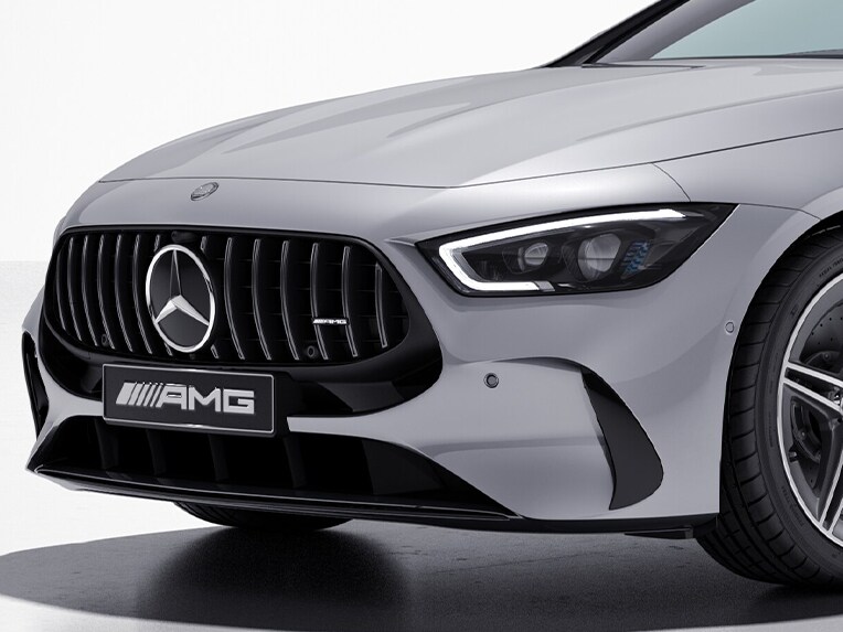 The Mercedes-AMG GT 63 S E PERFORMANCE with the AMG Night Package II.