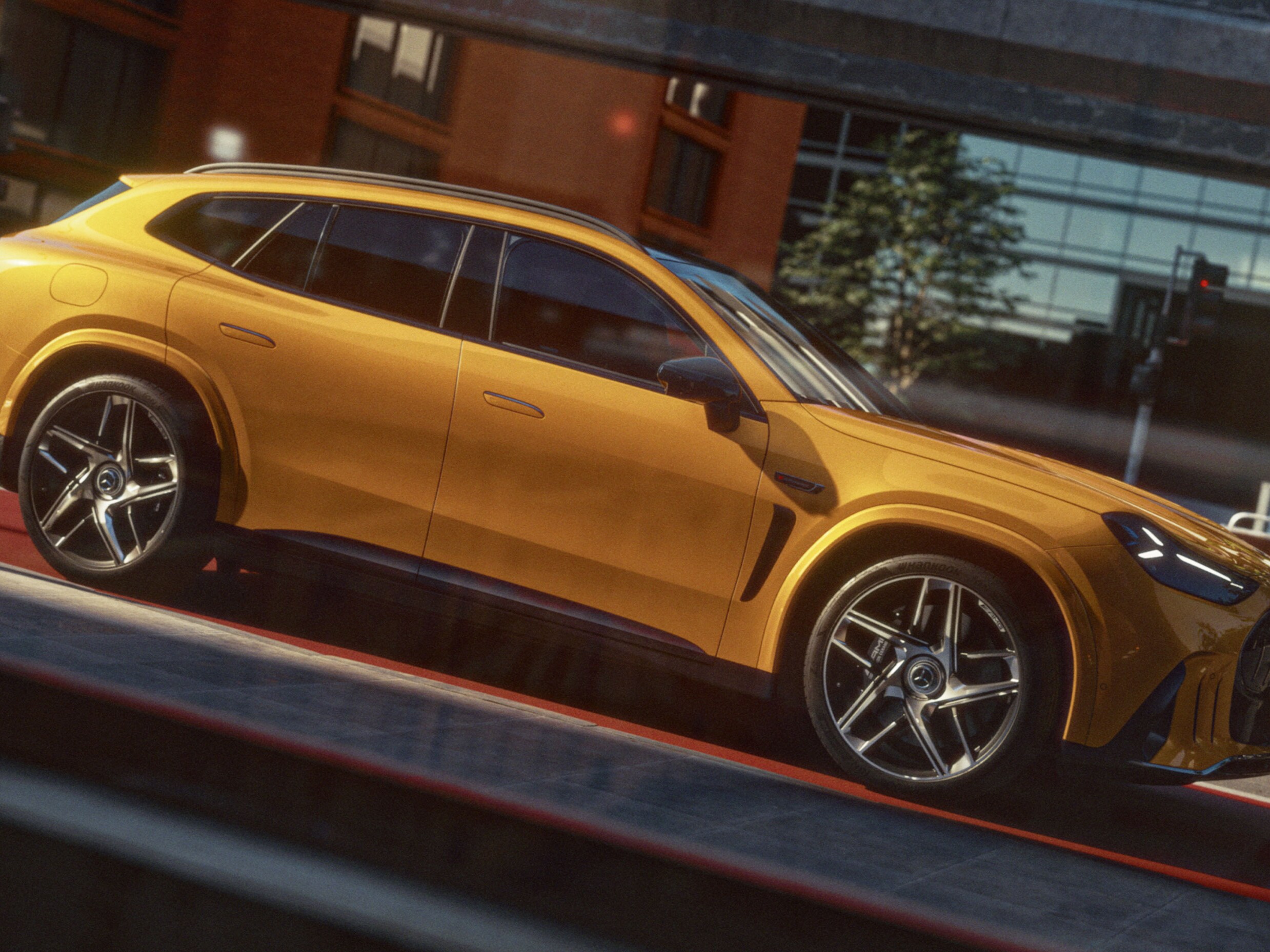 The all new Mercedes-AMG GT SUV.