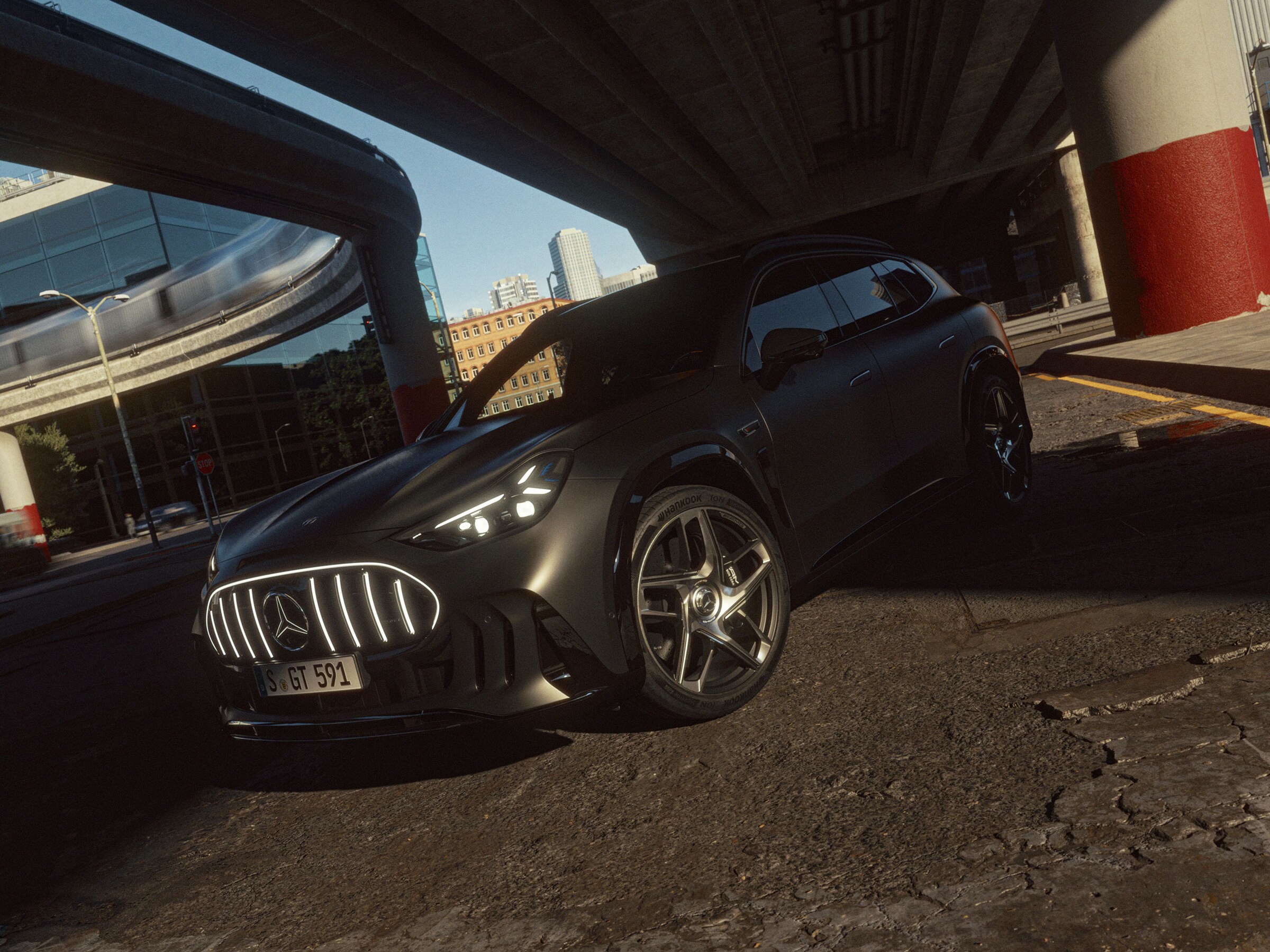 The all new Mercedes-AMG GT SUV.